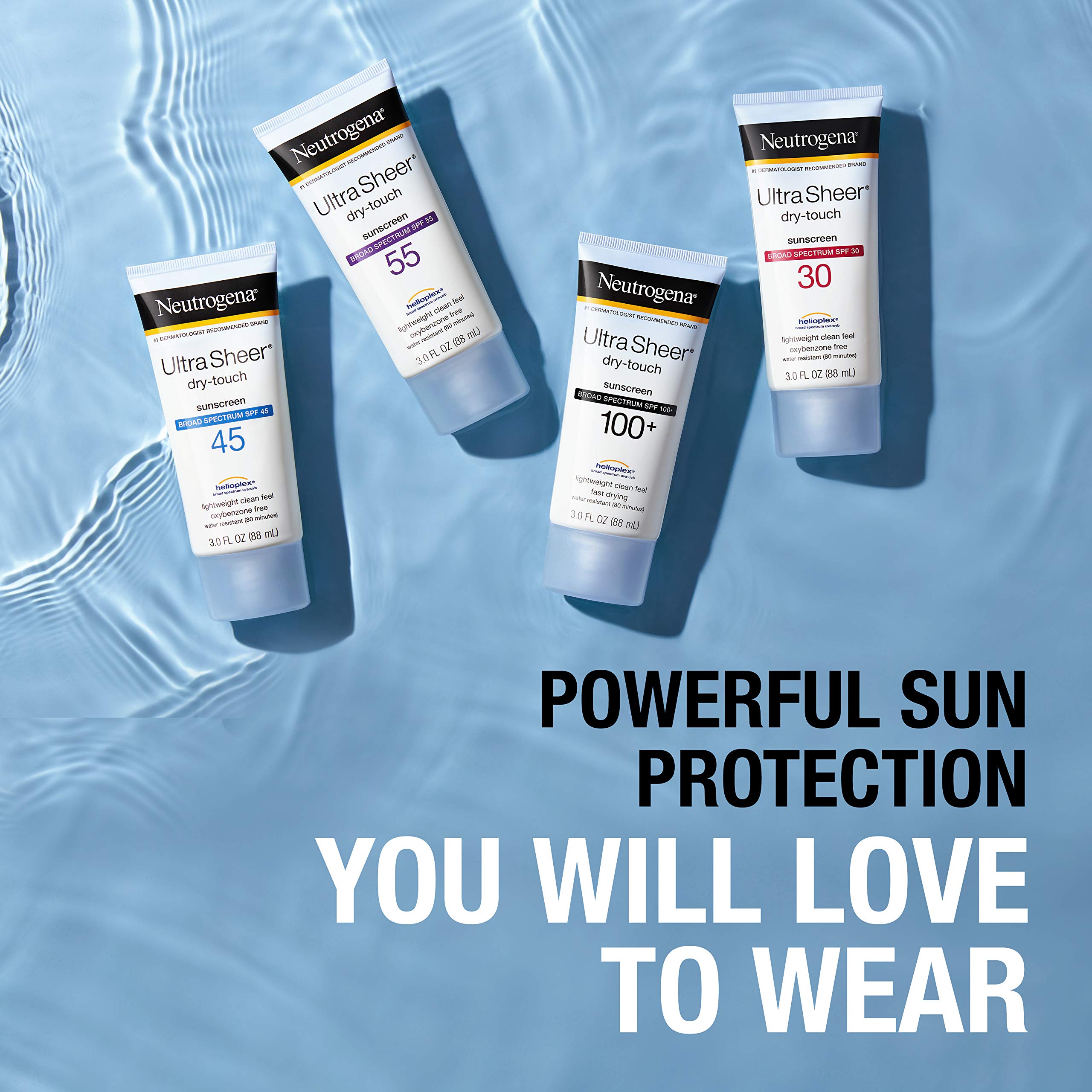 Neutrogena Ultra Sheer Dry-Touch Water Resistant and Non-Greasy Sunscreen Neutrogena uk supplements