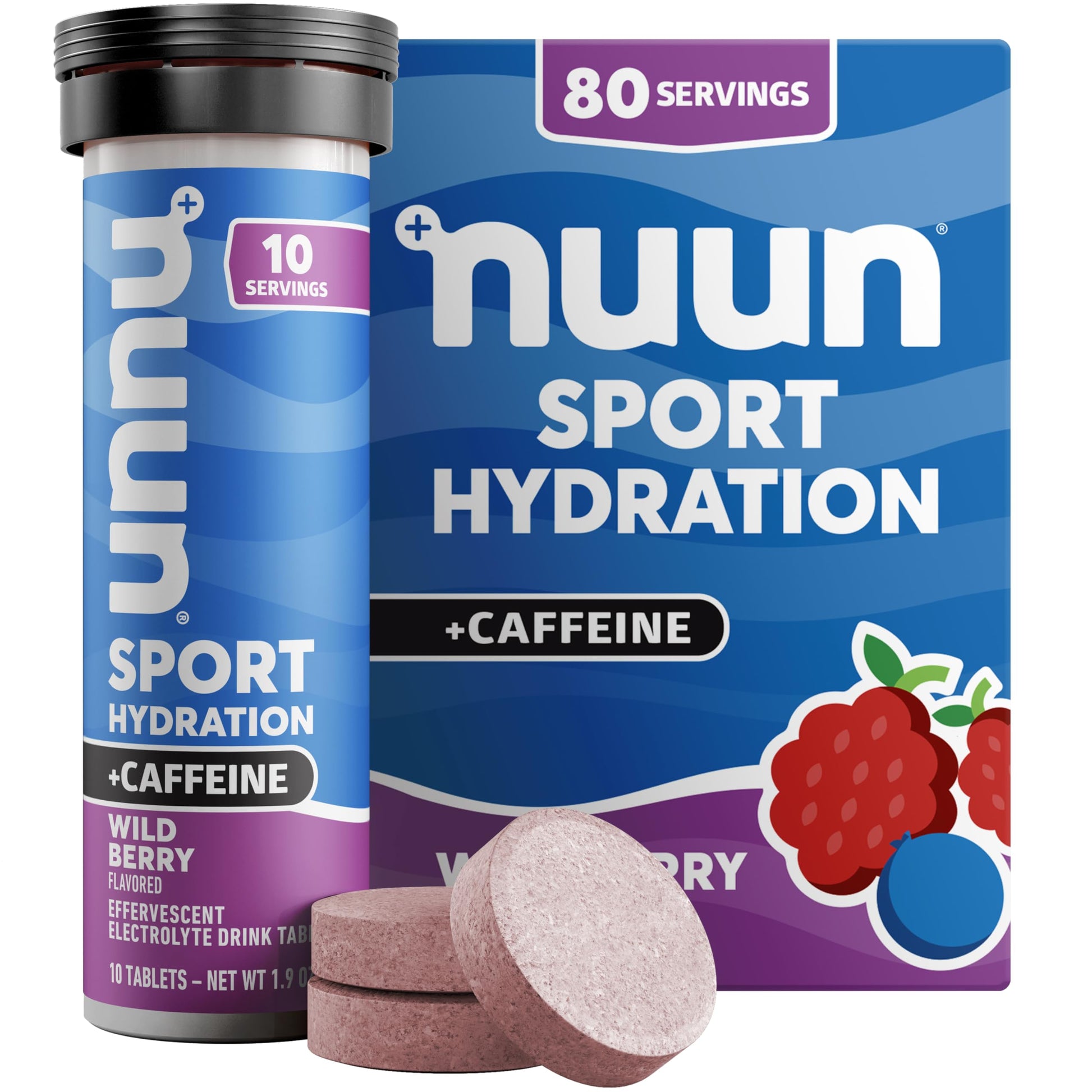 Nuun, Electrolyte Drink Tabs Energy Wild Berry, 8 Count, 1.9 Ounce Nuun uk supplements
