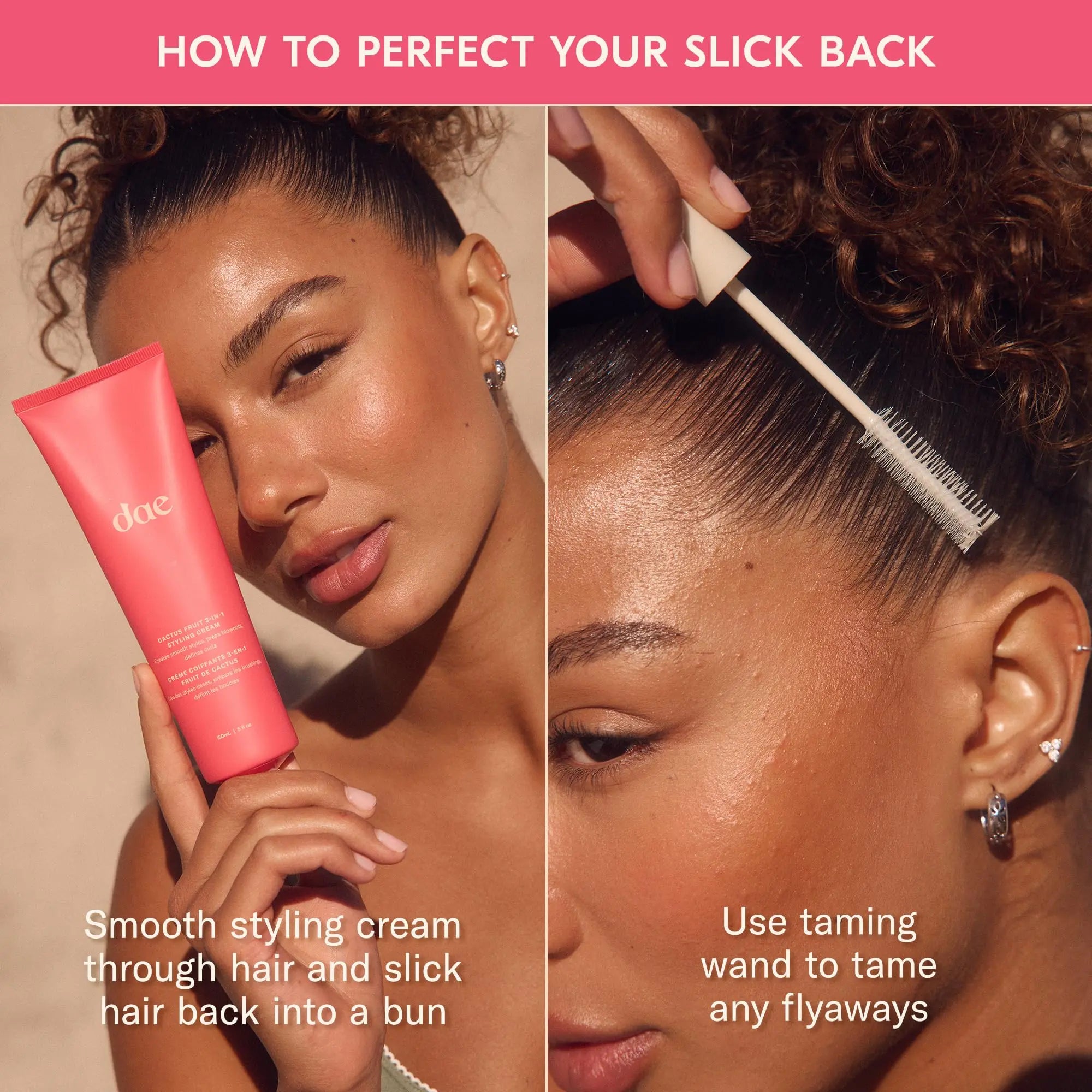 DAE Cactus Fruit 3-In-1 Styling Cream - Smooth Styles, Prep Shiny Blowouts, Defines Curls (5 oz.) DAE uk supplements