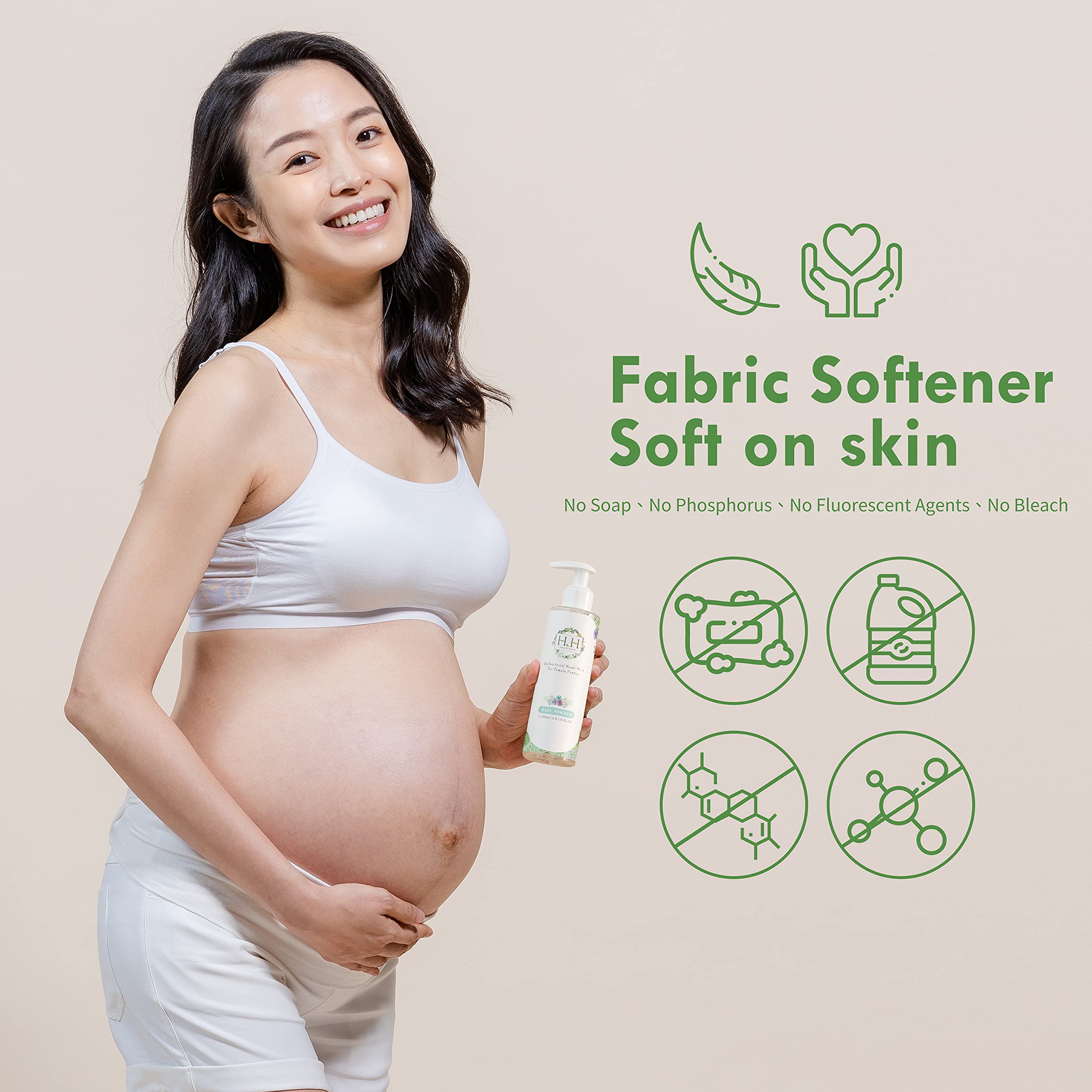 Feminine Wash+Panties Stain Remover Detergent - Natural Essential Oil Scent Vaginal Wash Women HH Herb & Health uk supplements