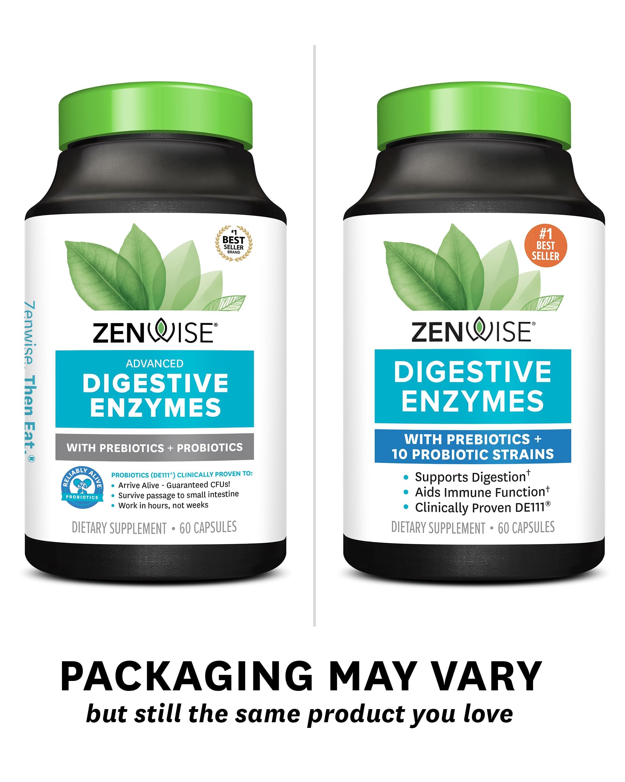 Zenwise Health Digestive Enzymes - Probiotic Multi Enzymes with Probiotics Zenwise Health uk supplements