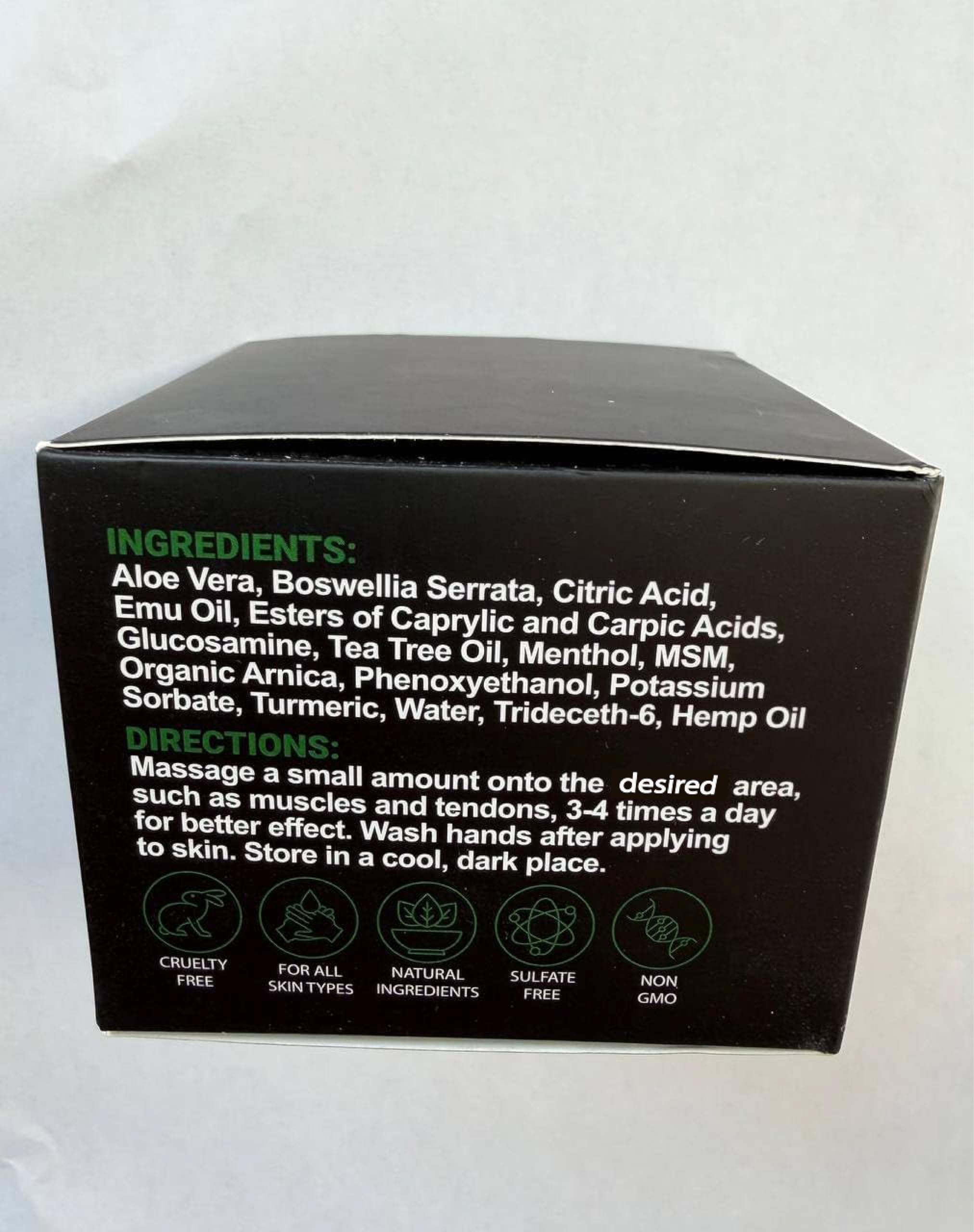 Hemp Cream - Maximum Strength - Natural Hemp Oil Extract Gel Rub with MSM - Glucosamine - Arnica - Turmeric - Maximum Strength - Formulated in USA - 3.9 oz Arvesa uk supplements
