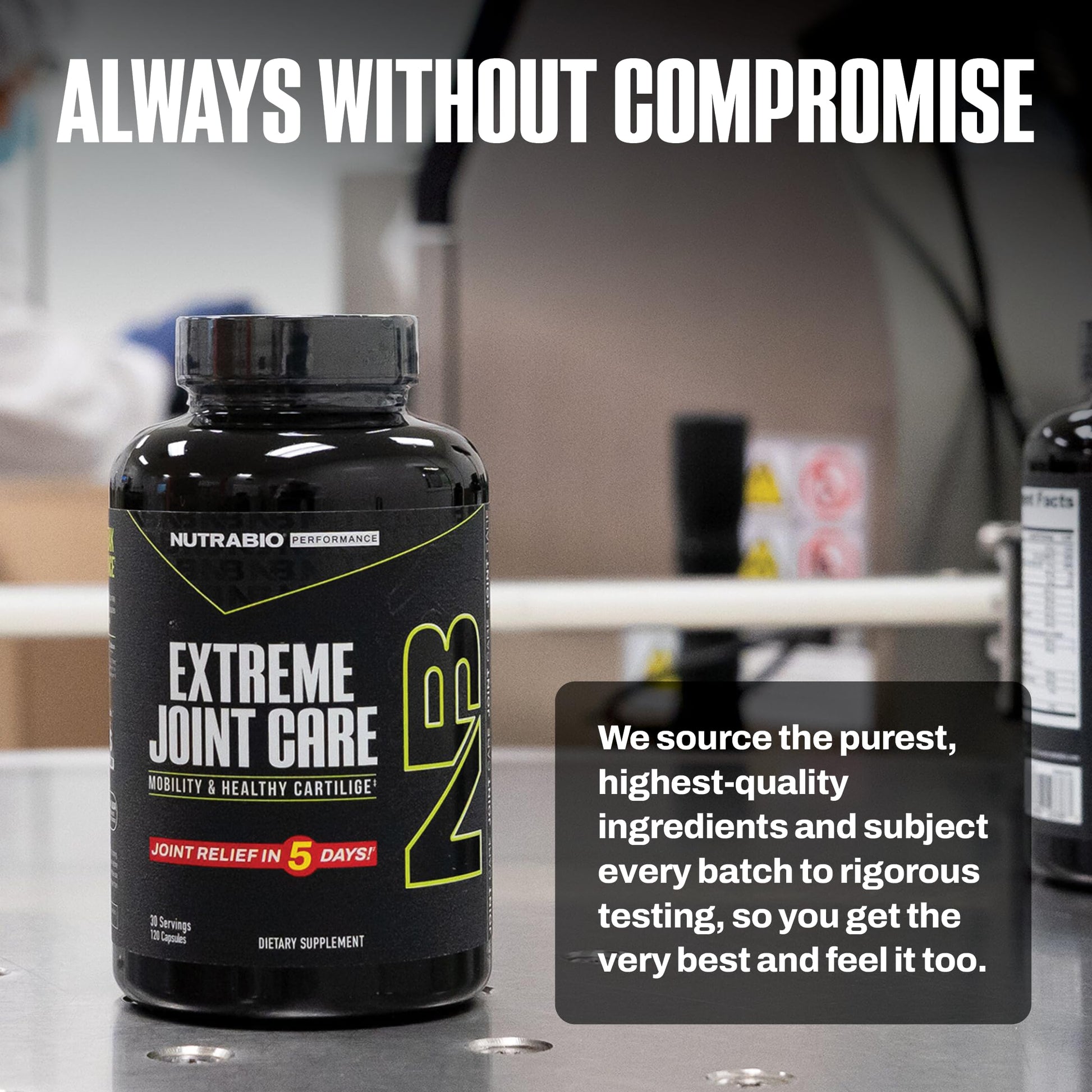 NutraBio Extreme Joint Care - Joint Support Supplement - Joint Health Supplement, Supports Joints, Mobility, and Cartilage - 120 Capsules NutraBio uk supplements