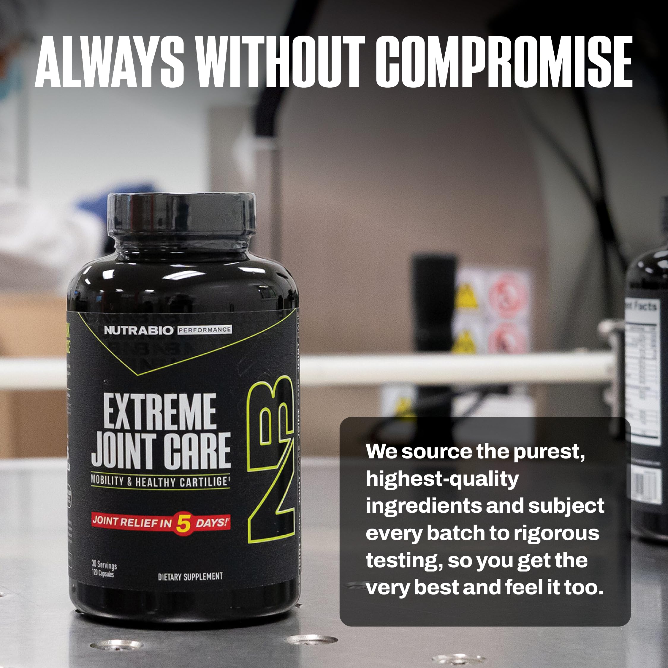 NutraBio Extreme Joint Care - Joint Support Supplement - Joint Health Supplement, Supports Joints, Mobility, and Cartilage - 120 Capsules NutraBio uk supplements