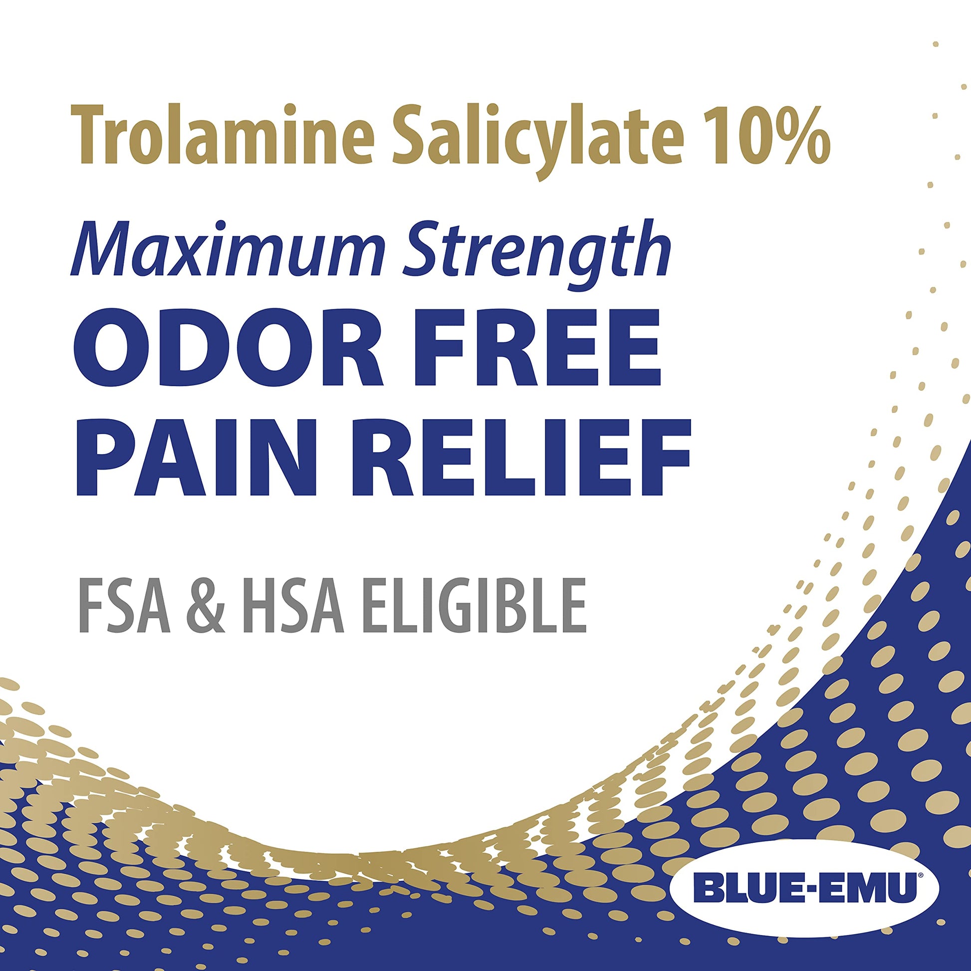 BLUE-EMU Maximum Pain Relief Cream for Arthritis, Muscle, & Joint Aches, 3 Oz, 1 Pack BLUE-EMU uk supplements