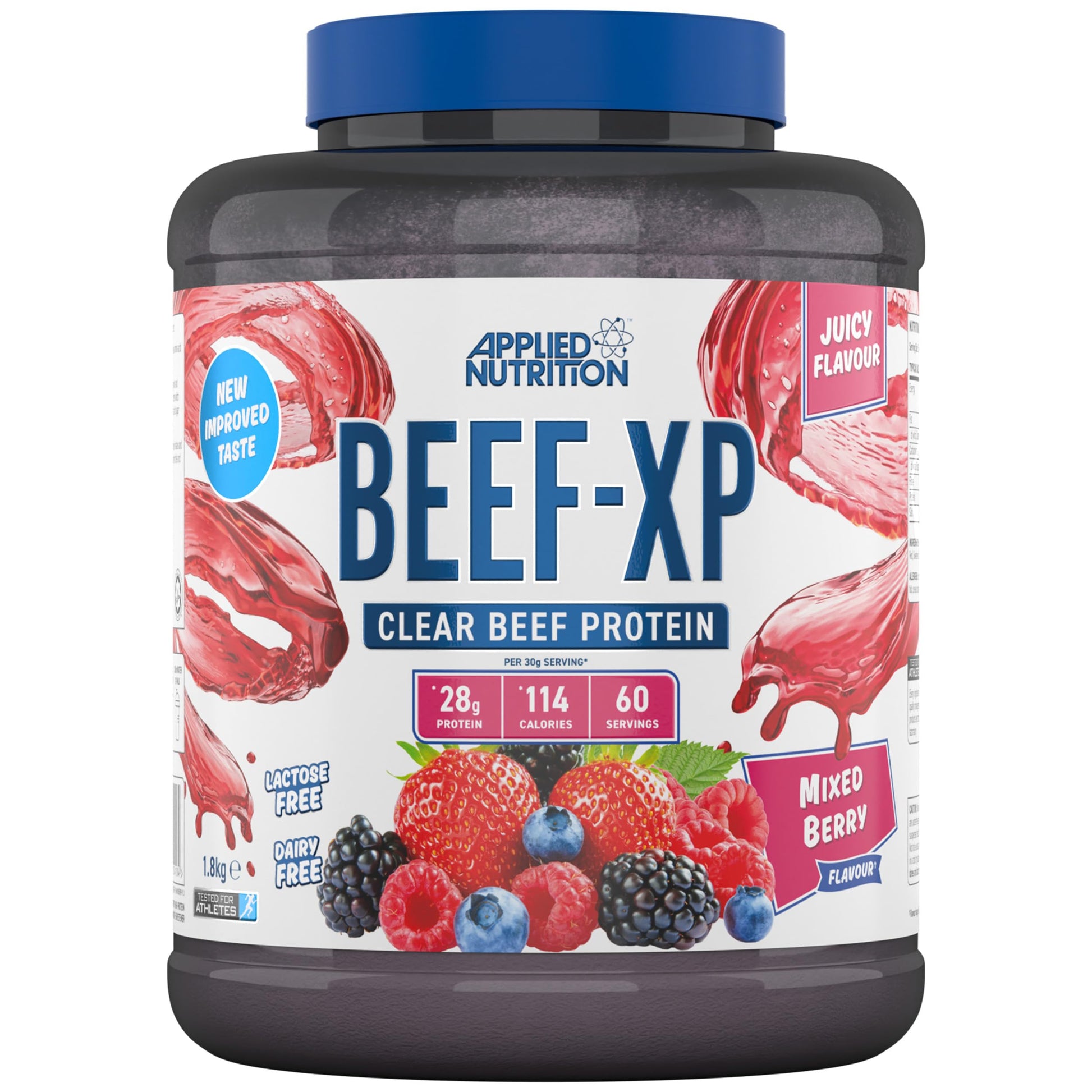 Applied Nutrition Beef XP - Clear Hydrolysed Beef Protein Isolate, Fruit Juice Style, Dairy Free Beef Protein Powder Applied Nutrition uk supplements