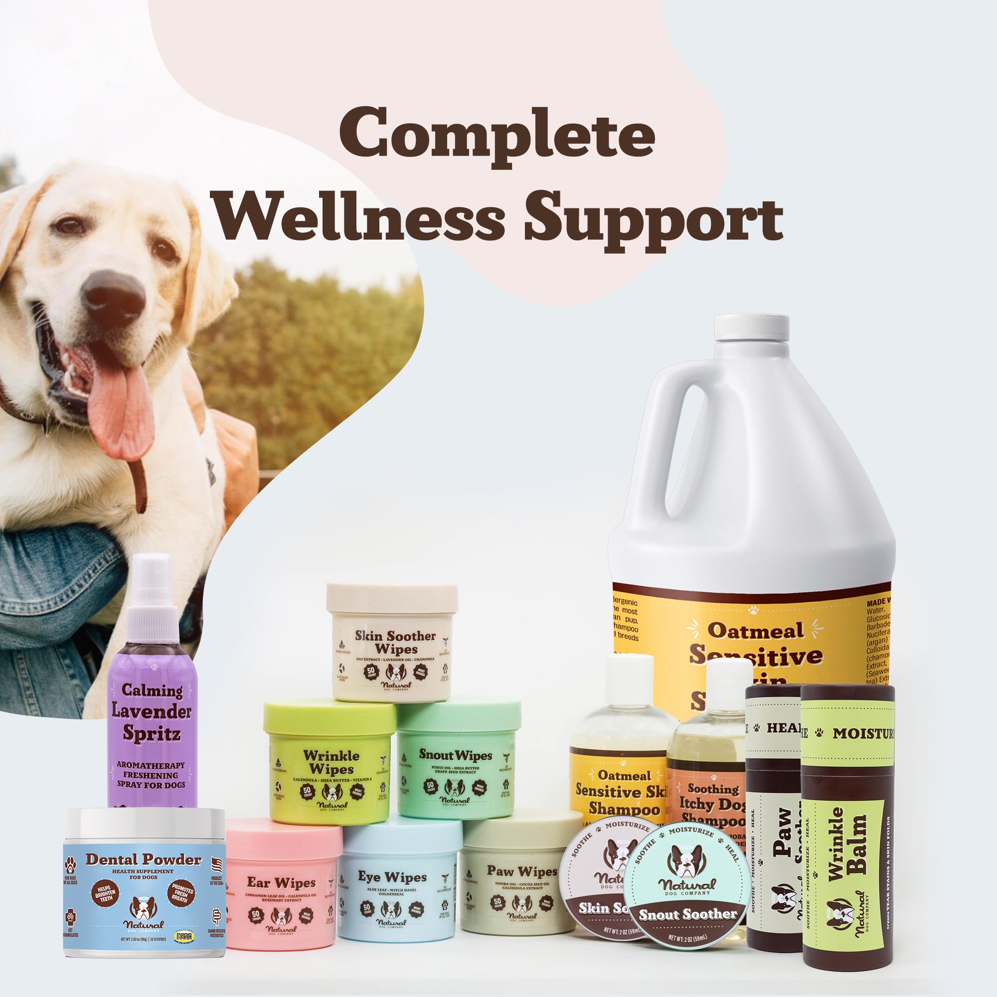 Natural Dog Company Dental Powder for Dogs – Freshens Breath & Helps Reduce Plaque & Tartar, Natural No-Brushing Canine Oral Health Postbiotic Supplement, Vet Formulated, Made in USA, 30-Day Supply Natural Dog Company uk supplements