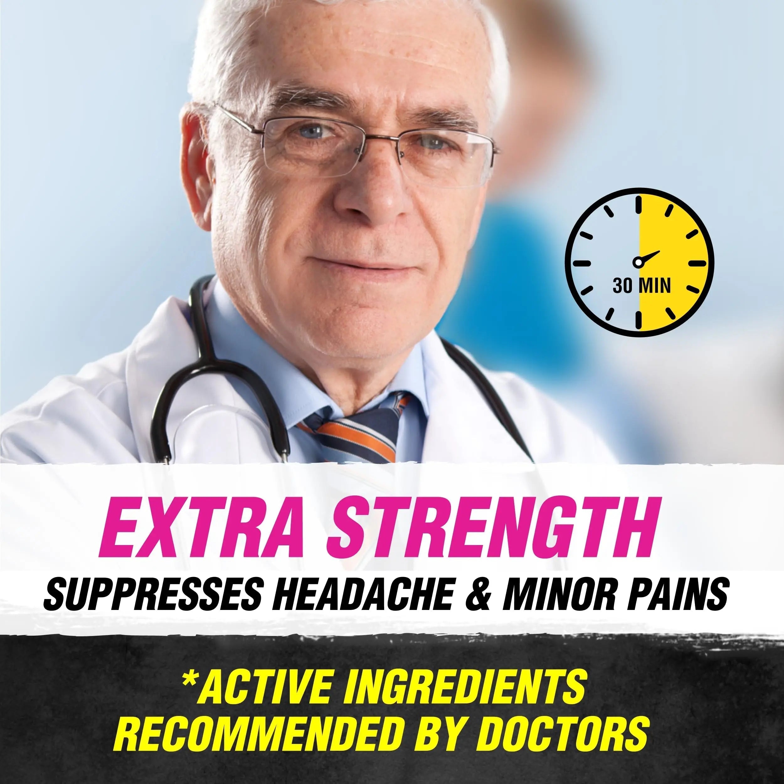 BioElectro Extra Strength Pain & Headache Relief Tablets, 24 Count BioElectro uk supplements