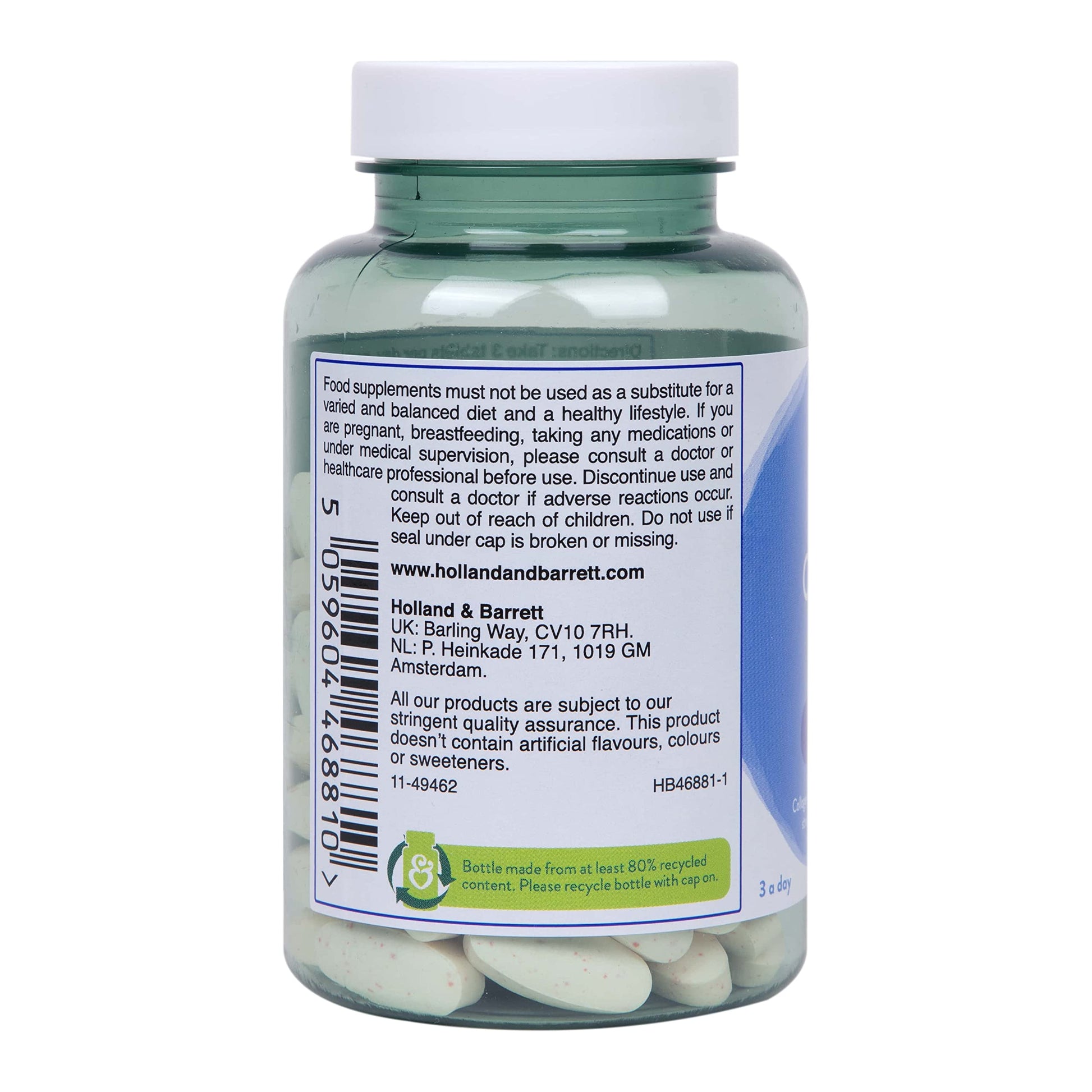 Holland and Barrett Marine Collagen with Vitamin C 3000mg 90 Tablets Holland & Barrett uk supplements