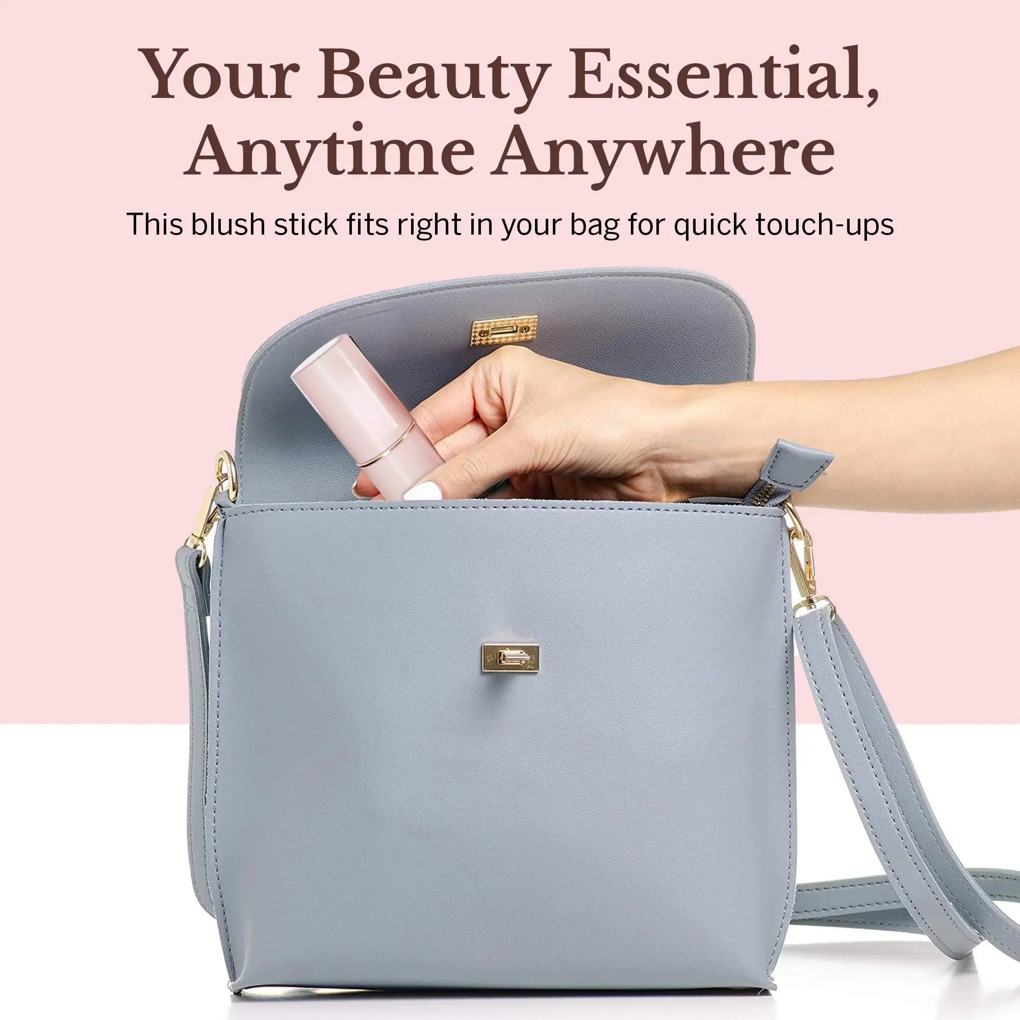 BeautiHome Blush Stick for Cheeks & Lips Multistick Cream Blush- Easy to Apply & Blend- Infused with Nourishing Ingredients for your Skin Compact Travel Size Makeup (Misty Rose, Small) BeautiHome uk supplements