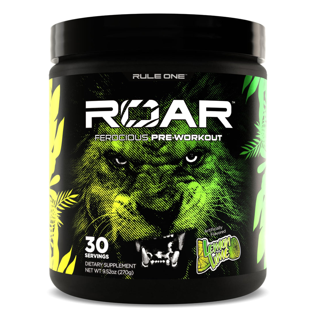 Rule 1 R1 Roar, Lemon Lime - 9.52 oz - Pre-Workout Powder - with Creatine, Beta-Alanine Rule 1 Proteins uk supplements