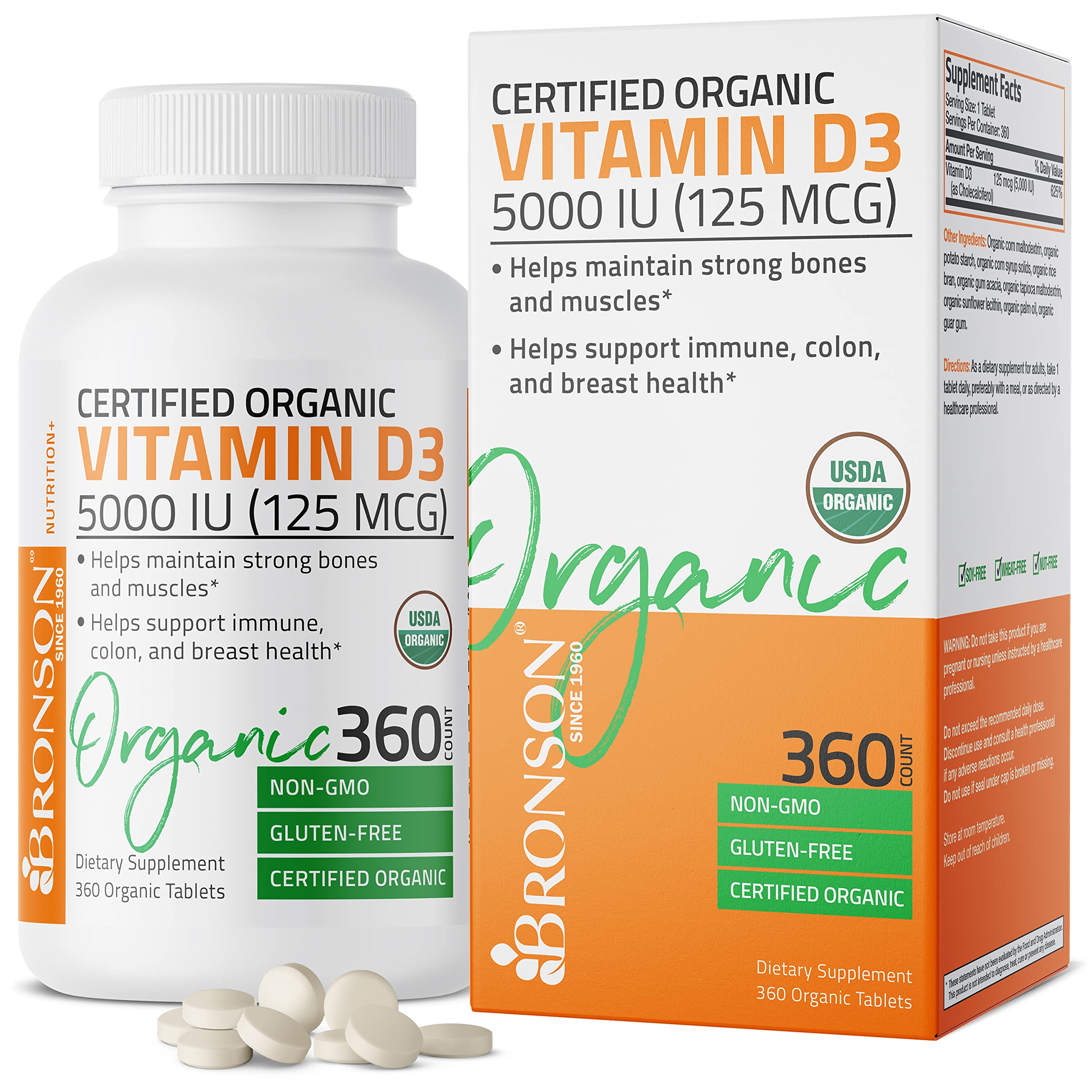 Bronson Vitamin D3 5,000 IU (1 Year Supply) for Immune Support, Healthy Muscle Bronson uk supplements