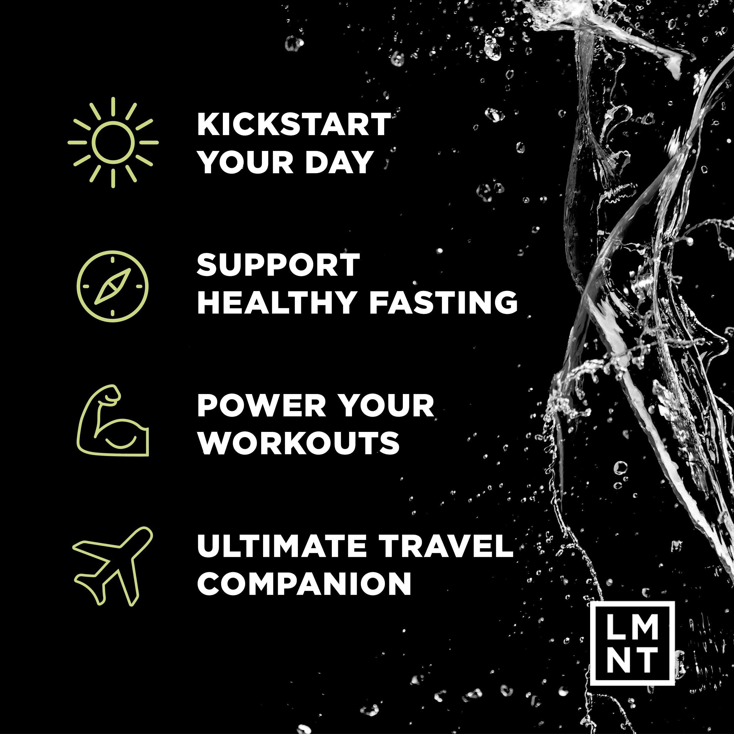 LMNT Zero-Sugar Electrolytes - Citrus Salt - Hydration Powder Packets | No Dodgy Ingredie Drink LMNT uk supplements