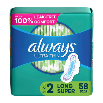 Always Ultra Thin Feminine Pads For Women, Size 2 Long Super Absorbenc Always uk supplements