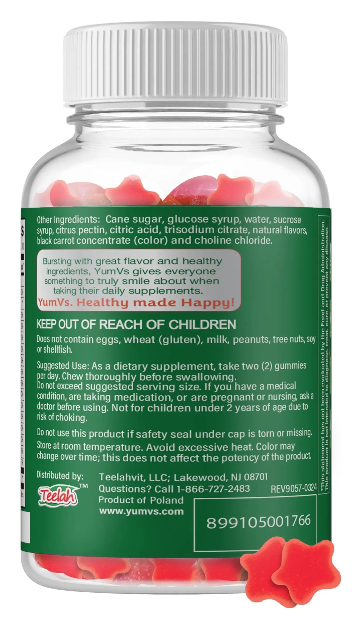 Multivitamin for Adults & Teens Bundle – Complete Daily Health Support Gummies YUM-V'S uk supplements