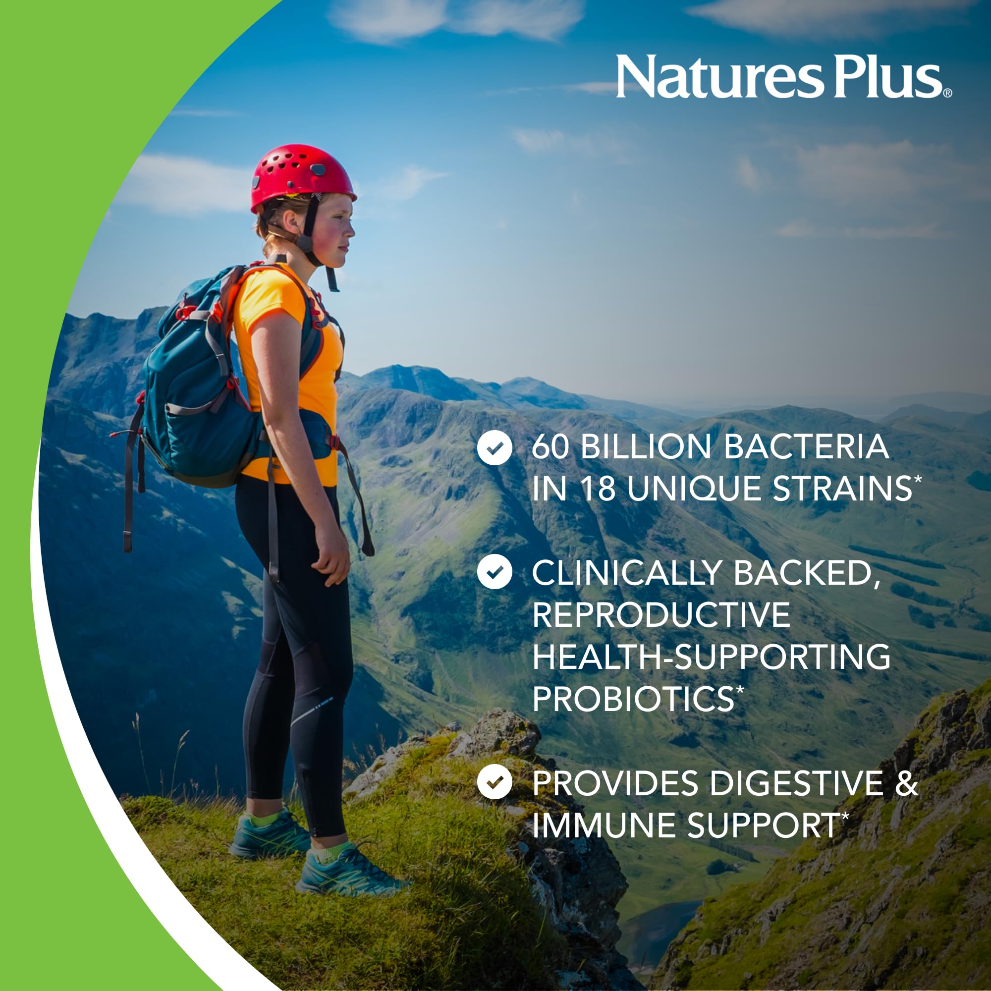 NaturesPlus GI Natural Probiotic Women - 30 Capsules - Digestive & Immune Support, Urinary Tract Health - Includes Cranberry - Gluten Free - 30 Servings Nature's Plus uk supplements
