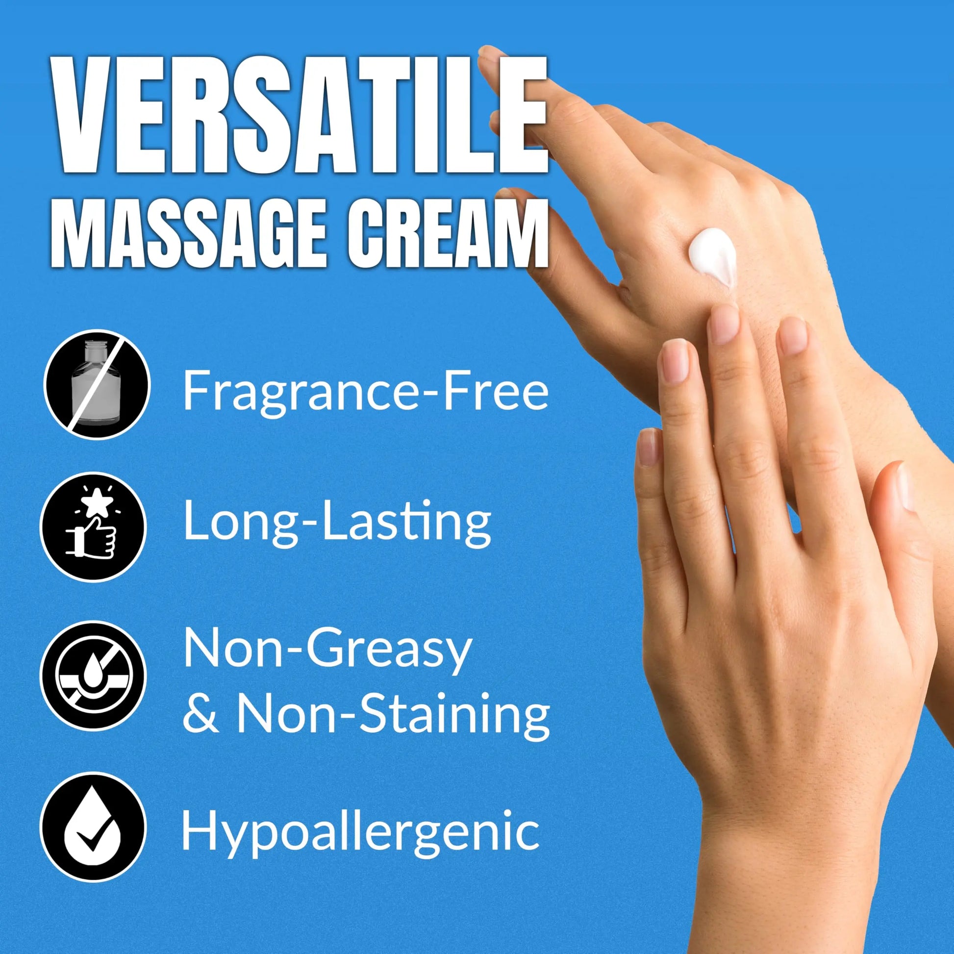 HawkGrips 8oz Massage Emollient and 8oz Massage Cream Bundle, Unscented, IASTM Massage, Cupping Therapy, Whole Body Muscle Cream, Deep Tissue Professional Massage Therapy HawkGrips uk supplements
