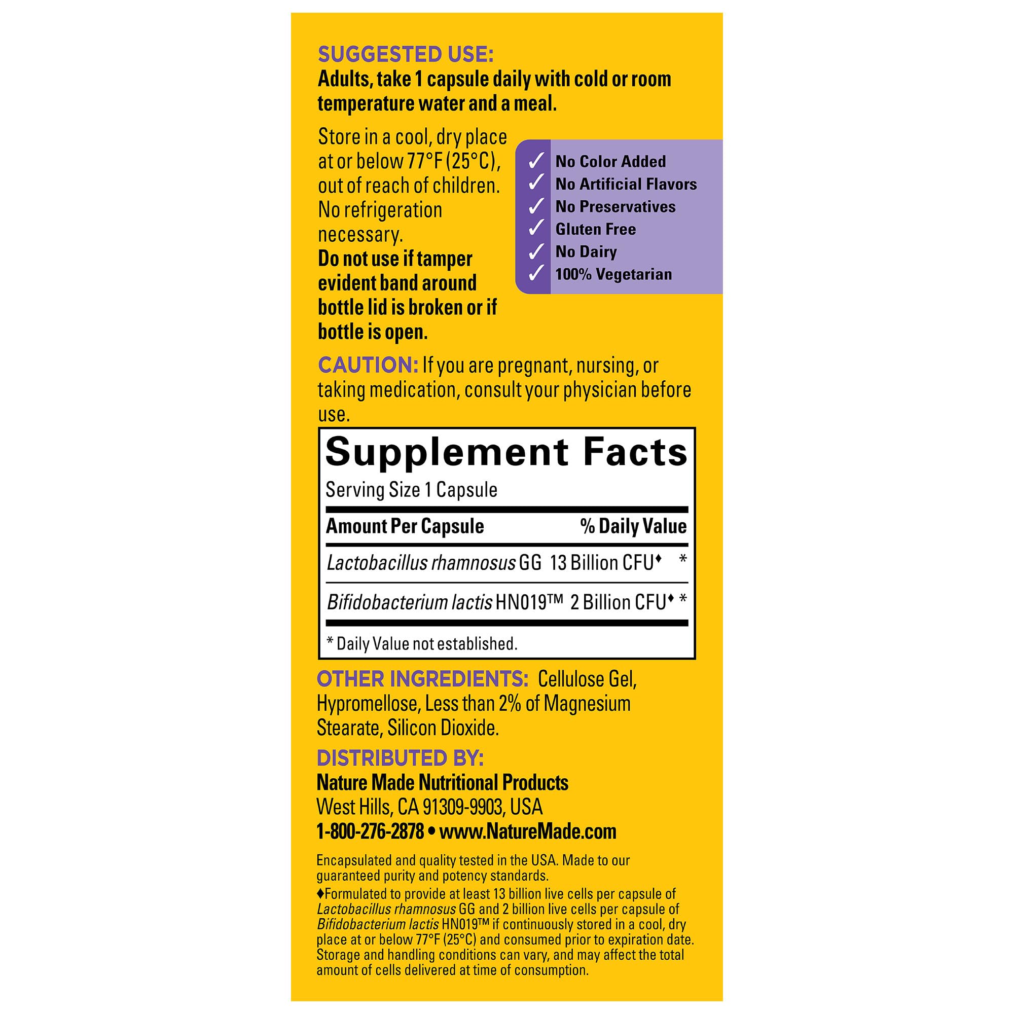 Nature Made Probiotics for Digestive Health Extra Strength 15 Billion CFU from Live Cultures, Probiotics for Women and Men, 30 Probiotic Capsules, 30 Day Supply Nature Made uk supplements