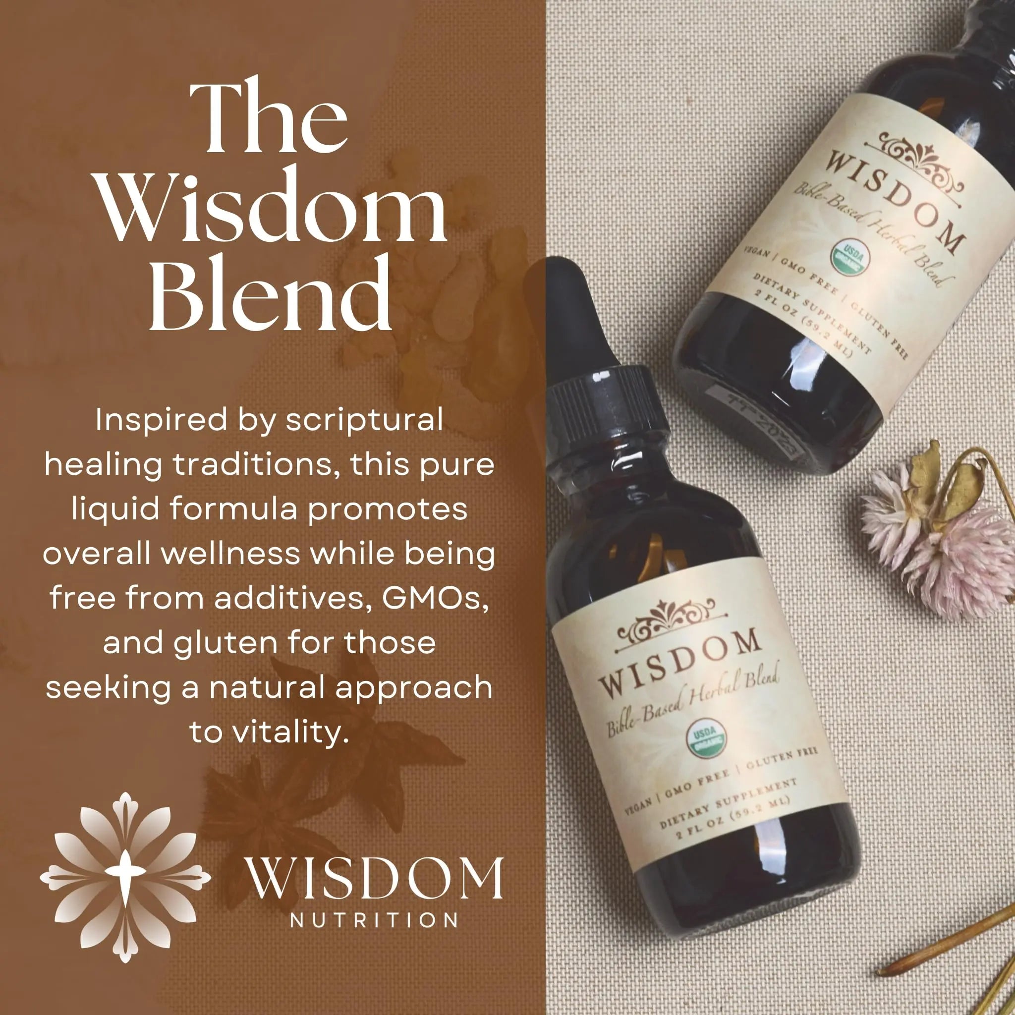 Organic Turmeric, Frankincense and Myrrh – Herbal Supplement Blend for Energy, Detox, Focus, Immunity & Stress – Non-GMO Vegan Tonic with Milk Thistle – Wisdom Bible Based Blend – 2oz Liquid Drops Wisdom Nutrition uk supplements