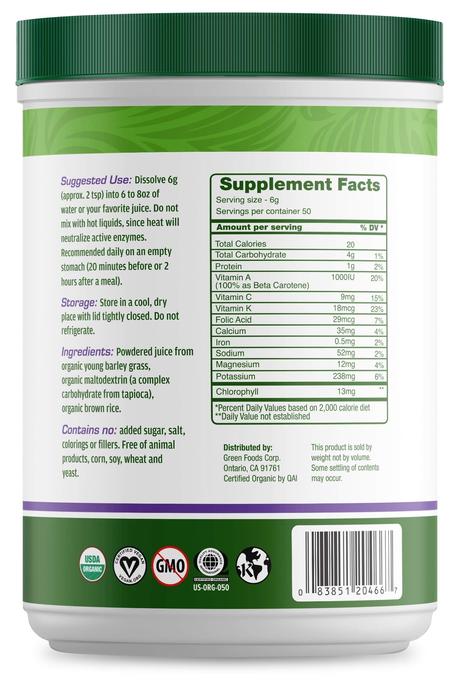 Green Foods Green Magma, 10.6 Ounce Green Foods uk supplements
