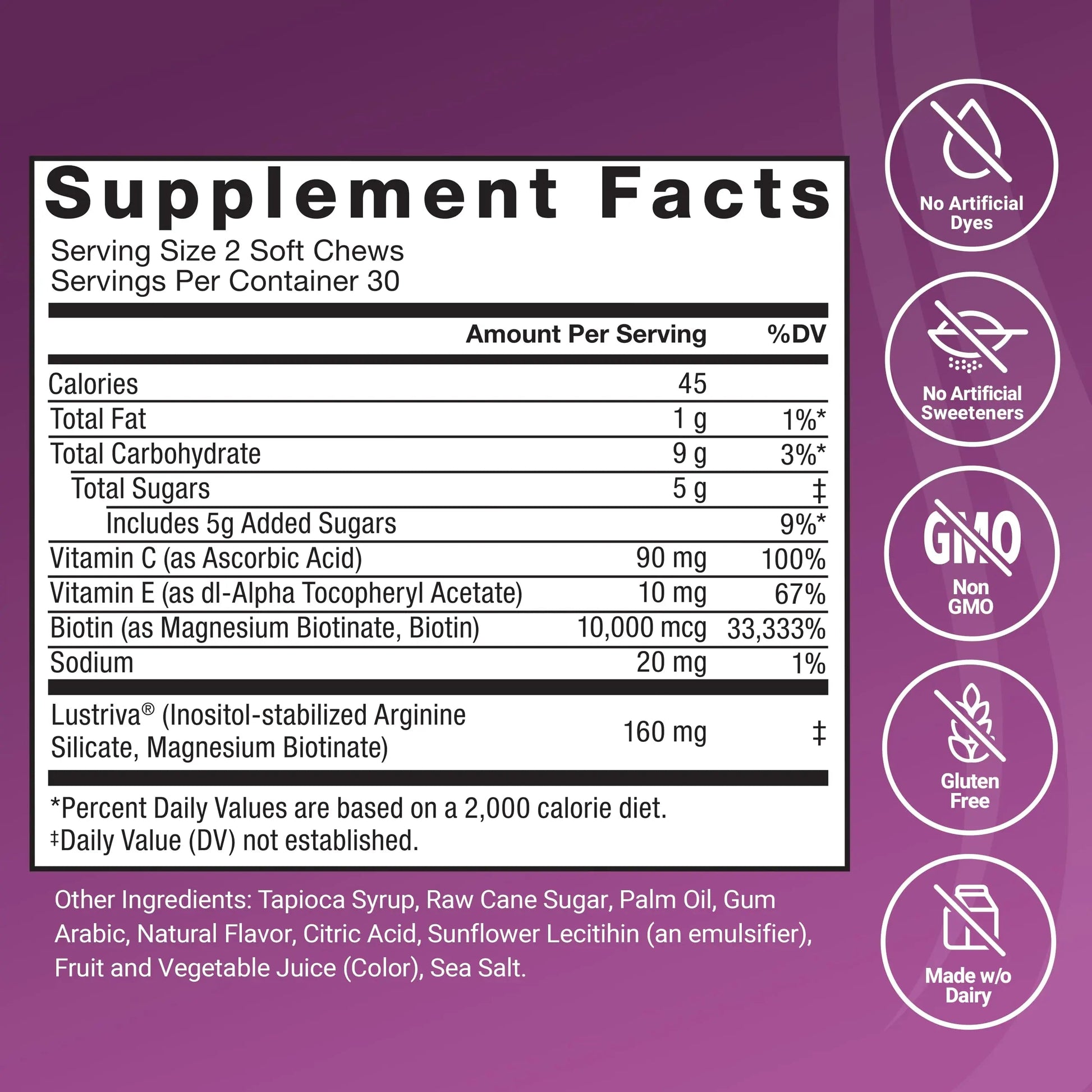 Force Factor Hair Growth Accelerator Soft Chews, Hair Growth Vitamins for Women and Men with Clinically Studied Lustriva and Biotin Force Factor uk supplements