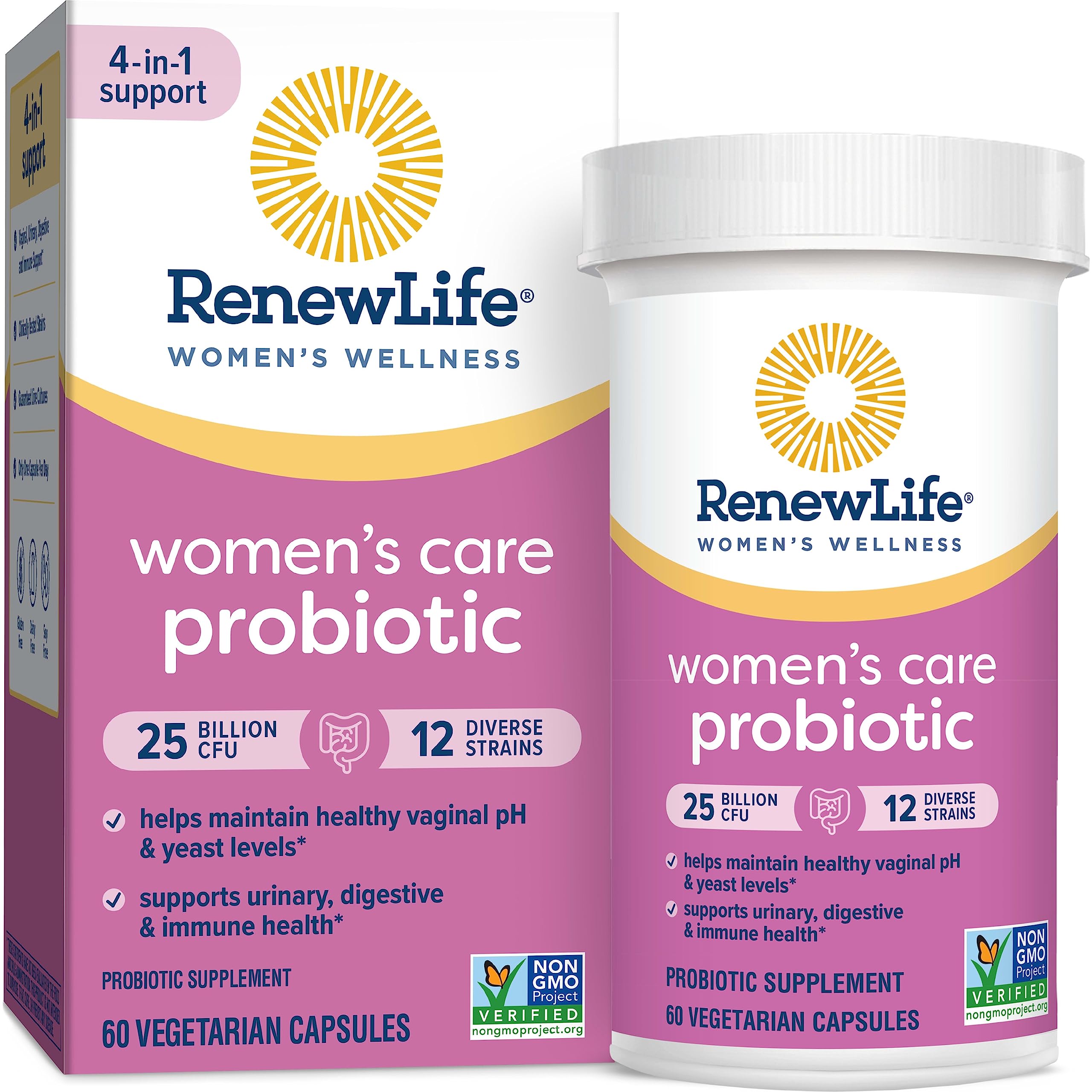 Renew Life Women's Probiotic Capsules, Supports Vaginal, Urinary, Digesti Renew Life uk supplements