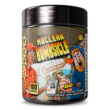 Gamer Supps GG Energy - CaseOh's Nuclear Bombsicle by CaseOh (100 Servings) - Keto Friendly Gaming Energy and Nootropic Blend, Sugar Free + Organic Caffeine + Vitamins + Immune Support, Powder Drink Gamer Supps uk supplements