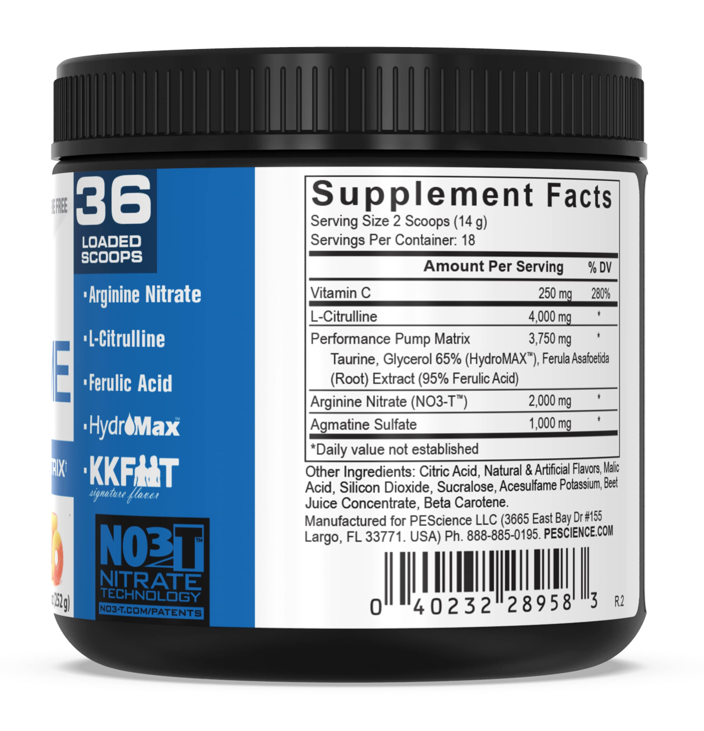 PEScience High Volume + Prolific Pre-Workout Stack, Powerful Nitric Oxide & Energy PEScience uk supplements