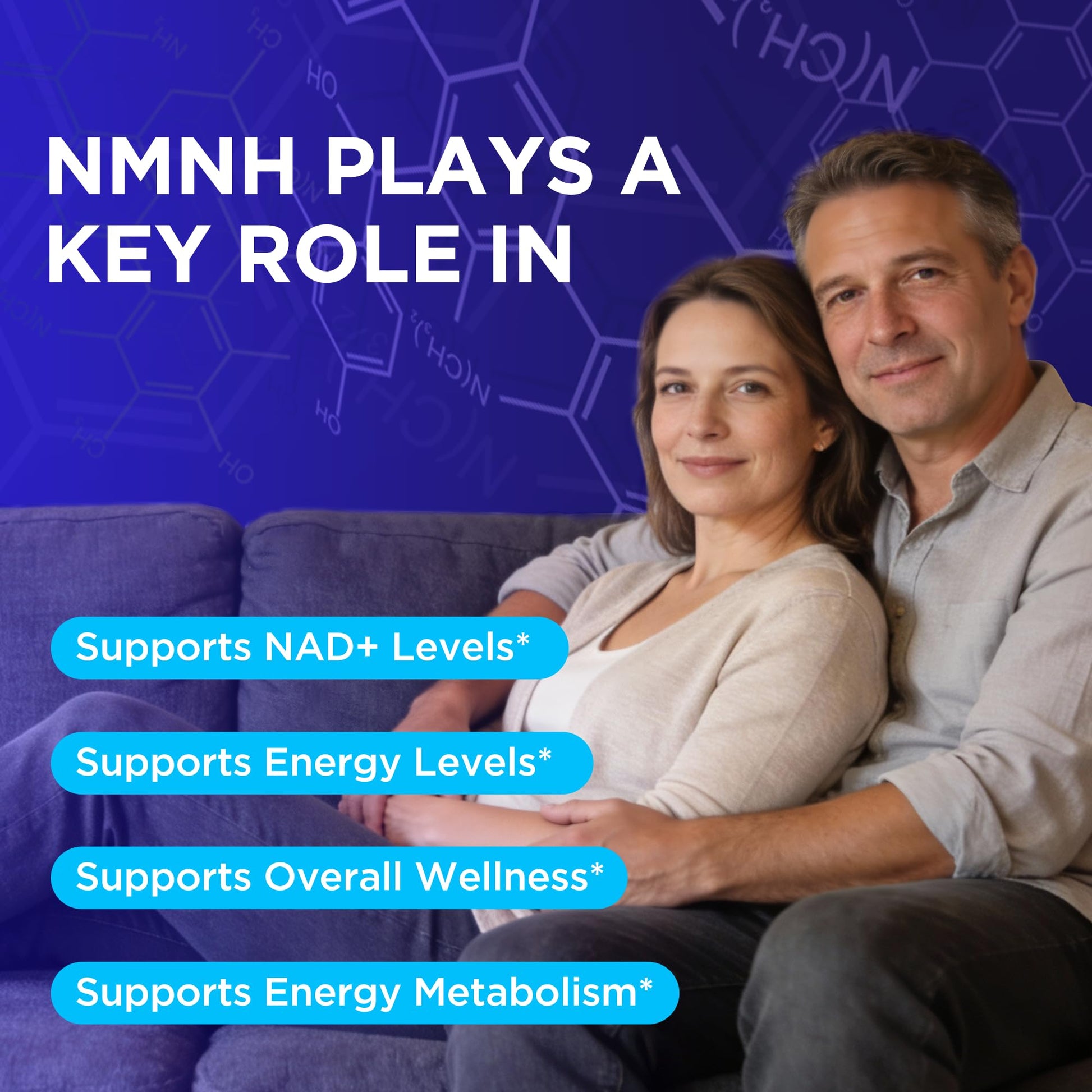 Oneoo NMNH Supplement with NAD Supplement Maximum Potency with Resveratrol & Pterostilbene, CoQ10 & Black Pepper, for Cellular Energy, Anti-Aging Support, Sirtuin Activation & Methylation Support, 120 Oneoo uk supplements