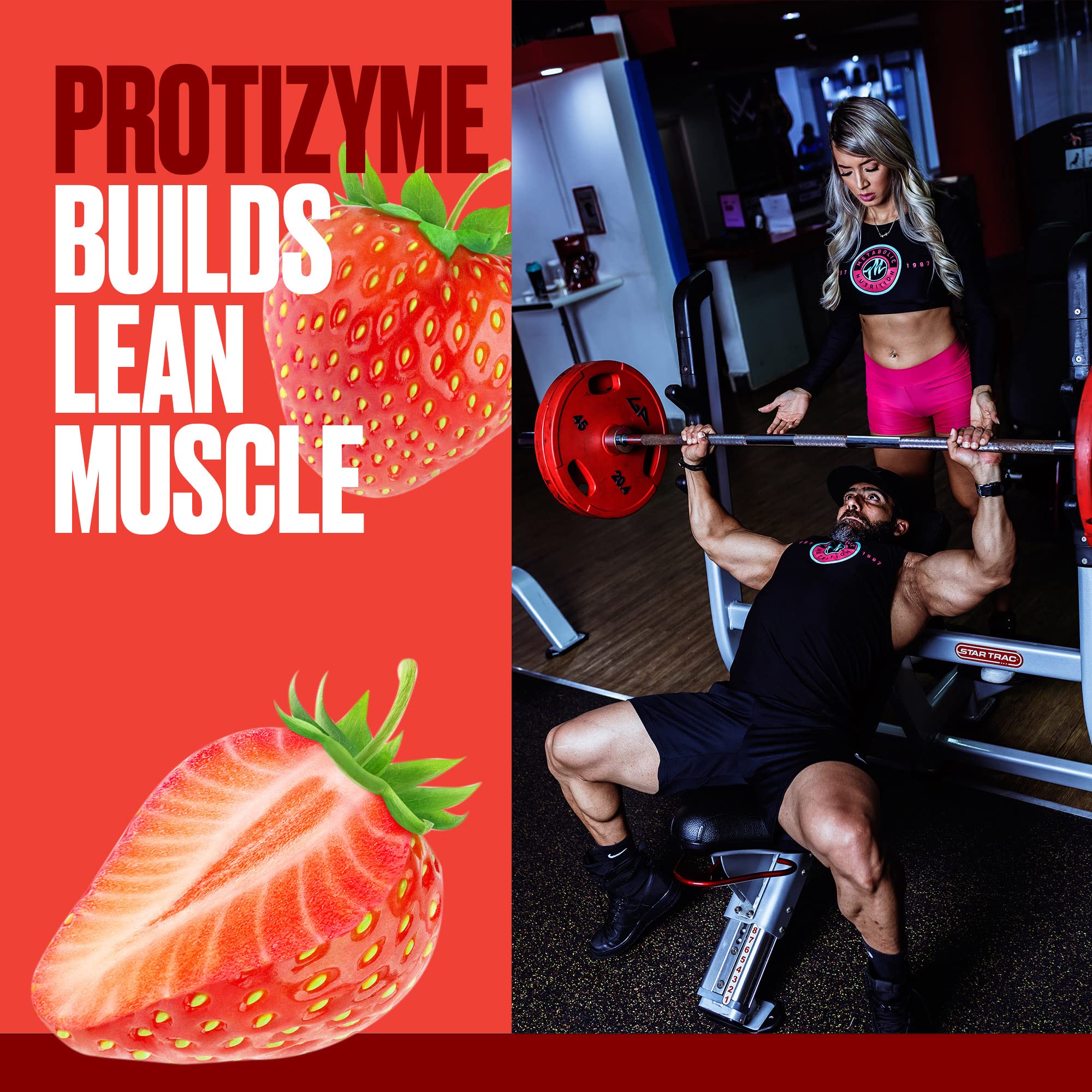 Metabolic Nutrition, Protizyme, 100% Whey Protein Powder, High Protein, Low Carb Metabolic Nutrition uk supplements