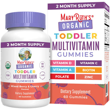 MaryRuth Organics Vitamin Gummy | Kids and Toddlers Age 2+ | USDA | Daily Vitamin C | D3 | Zinc | MaryRuth Organics uk supplements