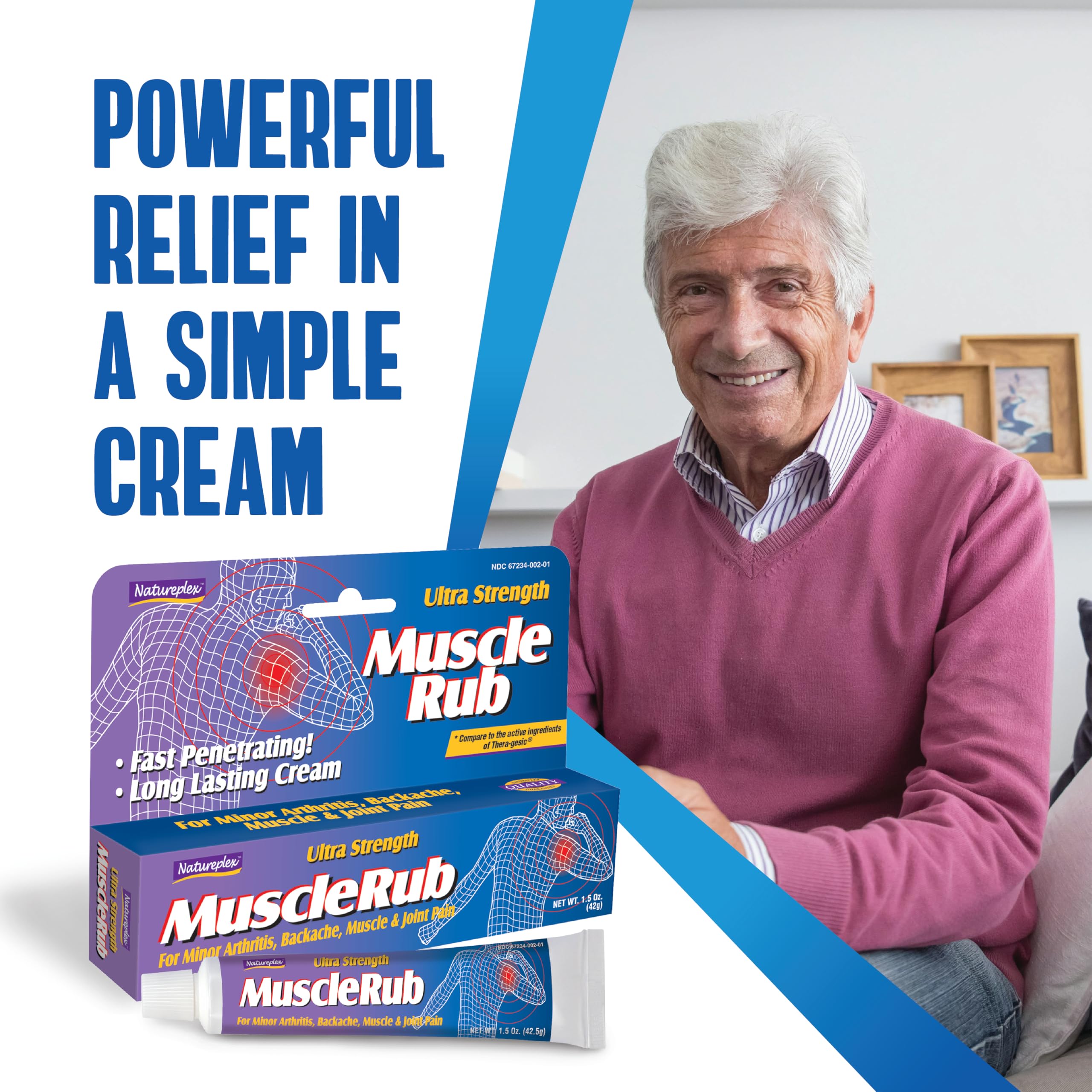 Natureplex Ultra Strength Muscle Rub Cream 1.5 oz (Pack of 5) – Menthol & Methyl Salicylate, Fast-Penetrating, Long-Lasting Relief for Muscle & Joint Discomfort (Minor Aches, Backache, Strains) Natureplex uk supplements
