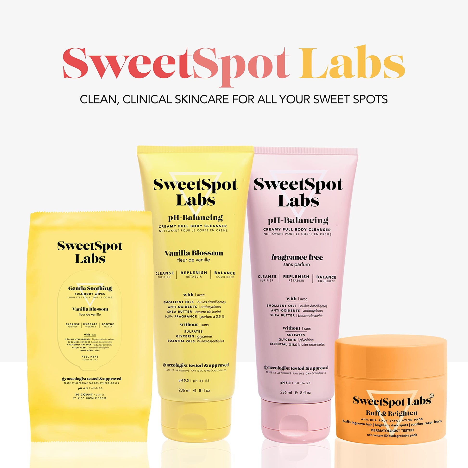SweetSpot Labs Feminine Wash, Gentle Vanilla Blossom Scent, with Shea Butter and Aloe Vera, Sulfate Free SweetSpot Labs uk supplements
