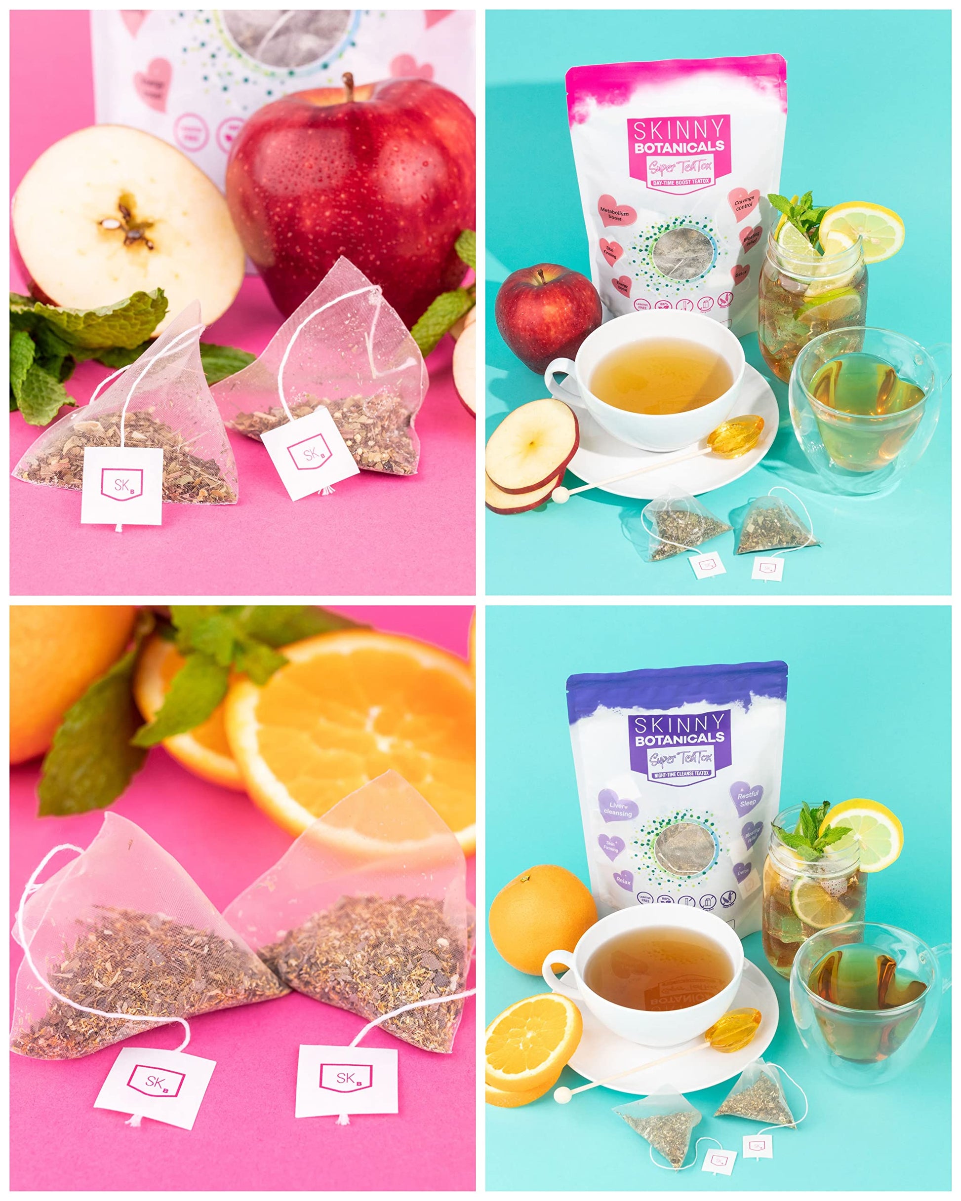 Skinny Botanicals Daytime Detox Tea for Body Cleanse All Natural - Laxative-Free, Supports Skinny Botanicals uk supplements