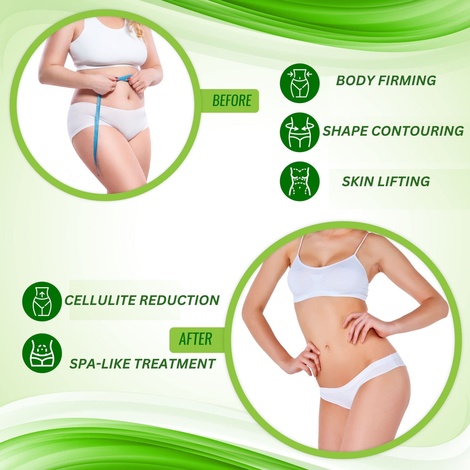 Moisturizing Body Wrap - New and Improved All Natural Body Applicator (5 WRAPS) Shape and Tone Body Products uk supplements