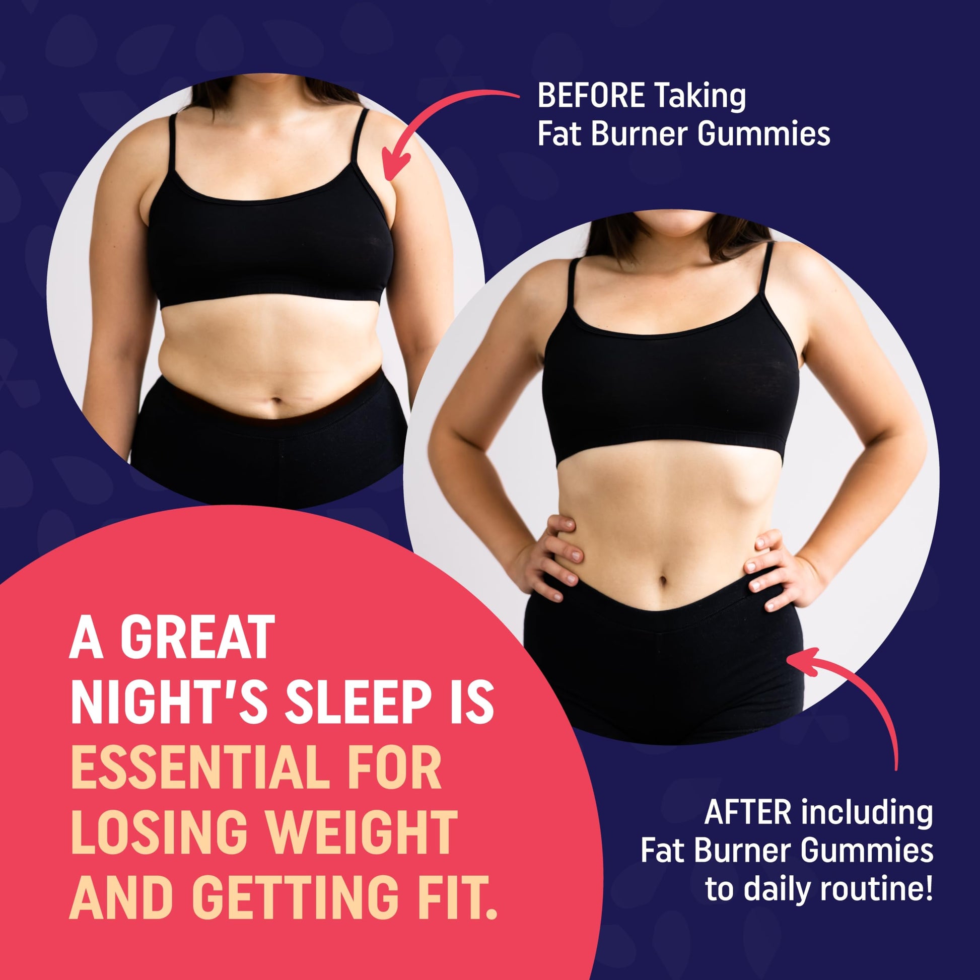 Sugar-Free Night Time Fat Burner Gummies for Sleep & Weight Loss Support | Hunger MAV NUTRITION uk supplements