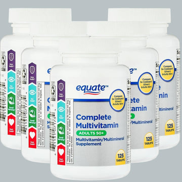 Equate Adult 50+ One Daily Complete Multivitamin Multimineral Supplement Tablets, Healthy Brain Aus Healthcare uk supplements
