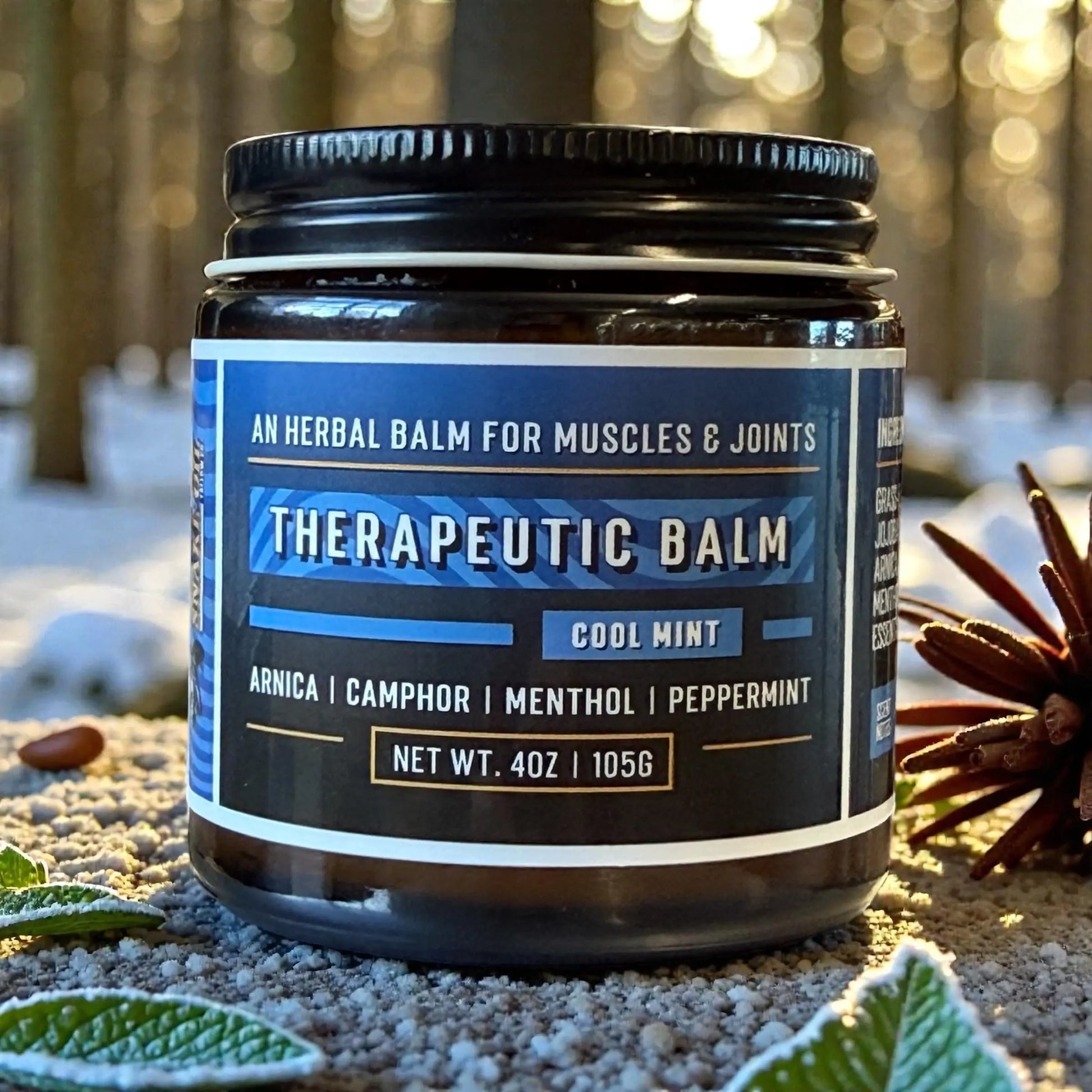 Muscle & Joint Therapeutic Tallow Balm - Made in Utah, USA - Arnica, Camphor, Menthol, Peppermint - Great for Pain, Soreness, Bruising, Stiffness - Grass-Fed Tallow, Jojoba Oil, Beeswax Snake Oil Tallow Co. uk supplements