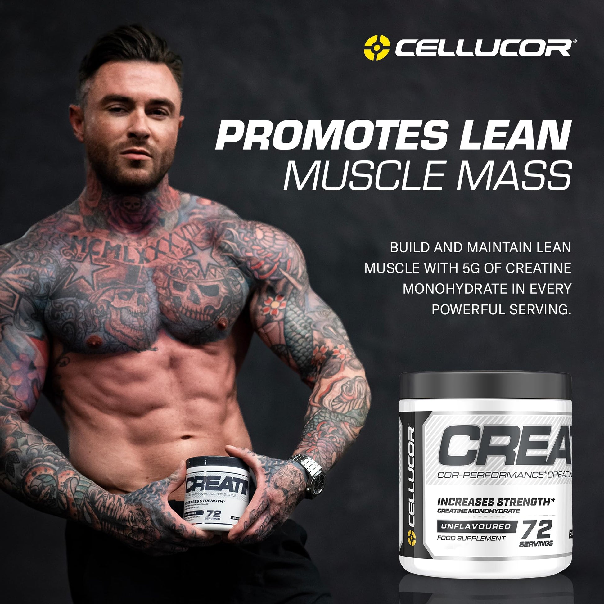 Cellucor Pre Workout & Creatine Bundle, C4 Original Pre Workout Powder, Icy Blue Razz Cellucor uk supplements