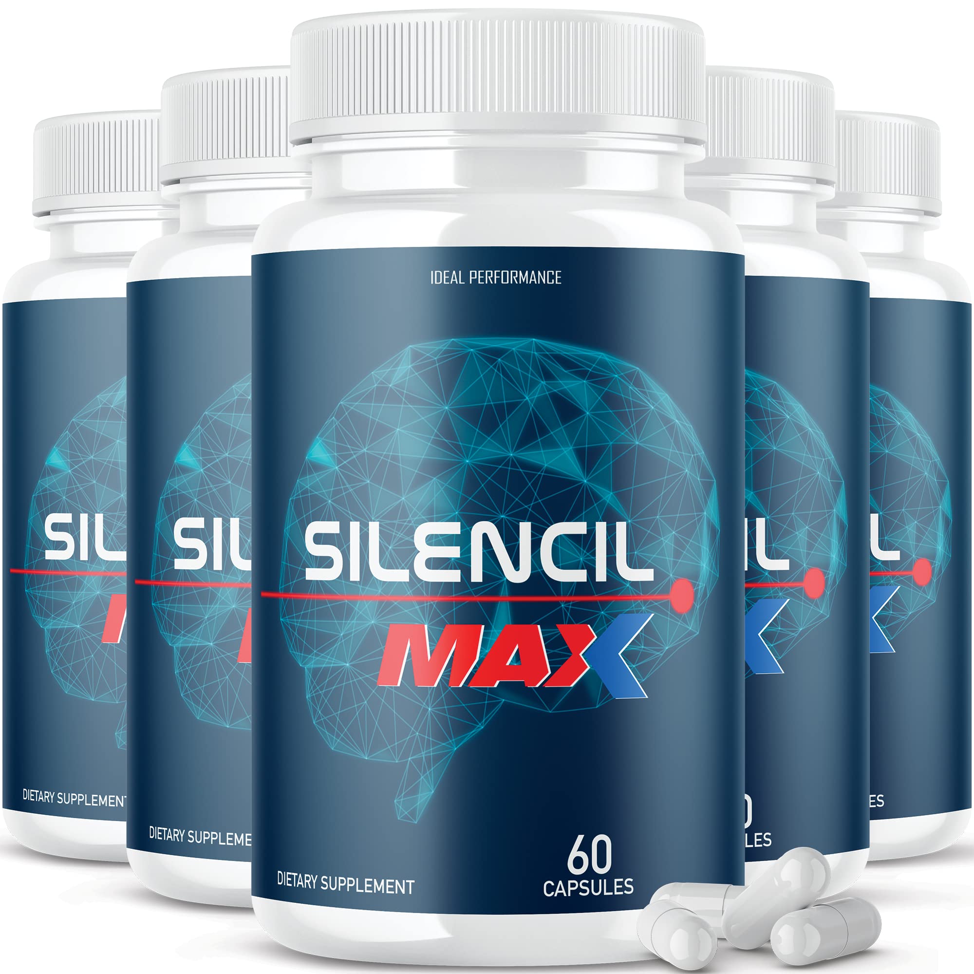 IDEAL PERFORMANCE (5 Pack) Silencil Tinnitus Max Supplement Pills Silencio Silencile IDEAL PERFORMANCE uk supplements