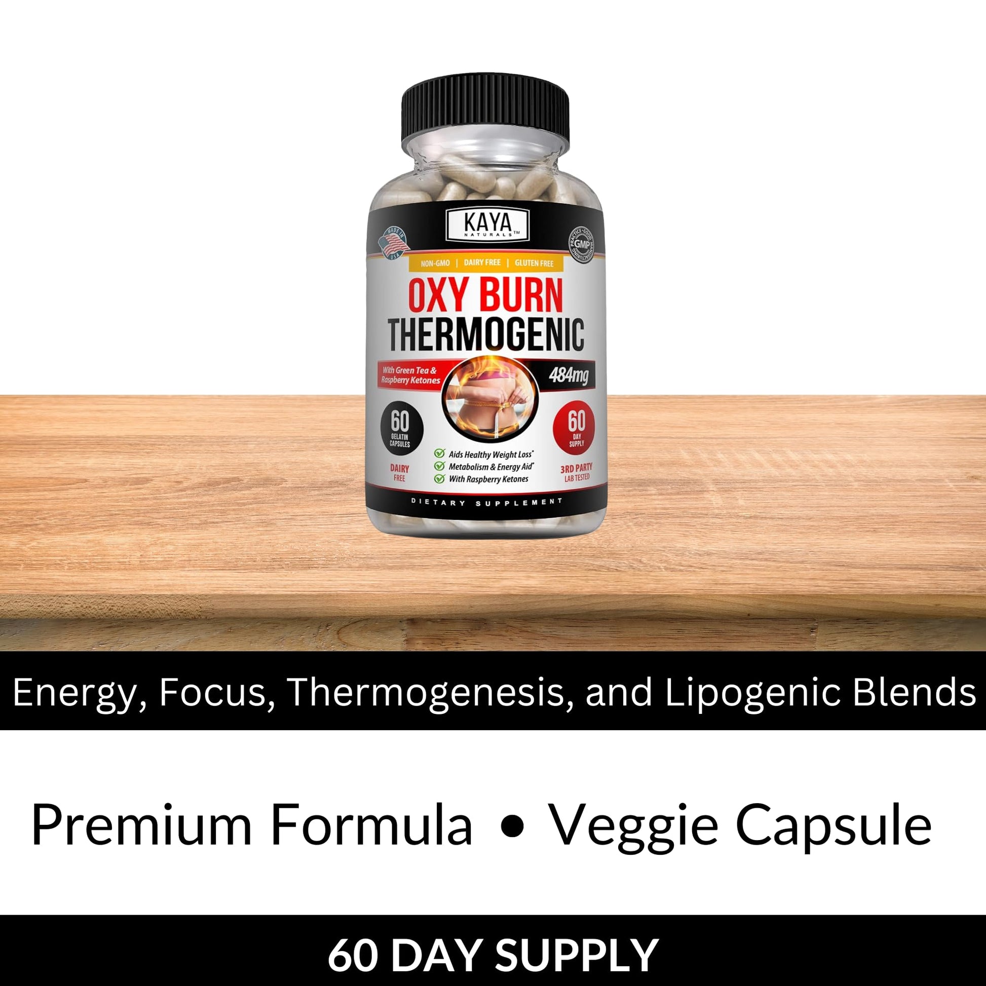 Kaya Naturals Oxy Burn - Weight Loss Pills for Women & Men - Appetite Suppressant Kaya Naturals uk supplements