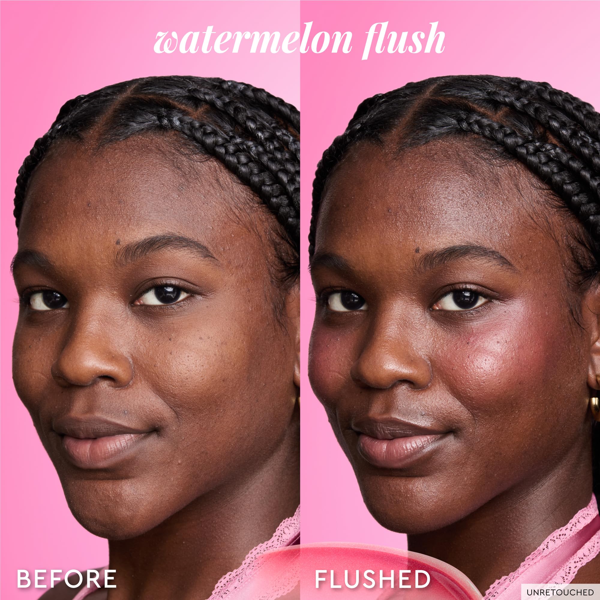 Glow Recipe Niacinamide Dewy Flush Tinted Liquid Blush Serum - Glowy Blush for Cheeks to Smooth, Hydrate & Brighten - Liquid Korean Makeup with Buildable Soft Pink Tint - Watermelon Flush (0.4 oz) Glow Recipe uk supplements