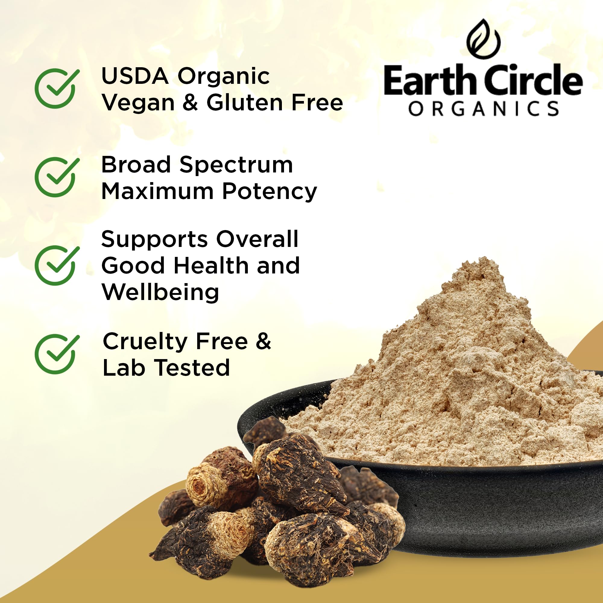 Organic Black Maca Peruvian Root Powder | Black Maca Root for Men | Natural Supplement | Essential Vitamins, Minerals & Fatty Acids Improved Energy | Immune Support (8oz, Pack of 1) Earth Circle Organics uk supplements