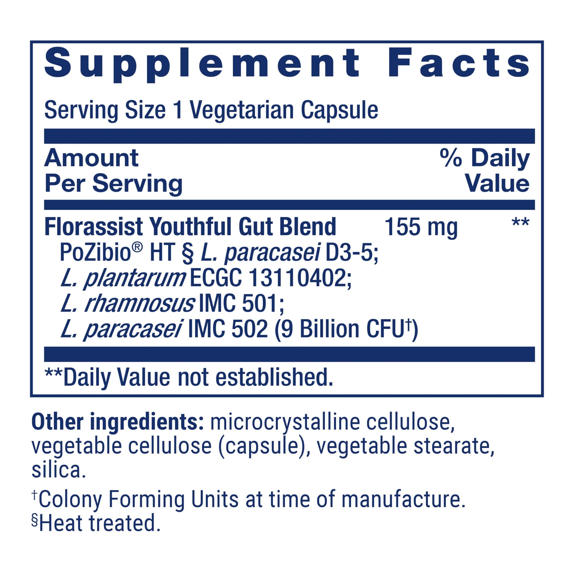 Life Extension FLORASSIST® Probiotic Youthful Gut, Healthy Aging Supplement, postbiotic and probiotic Blend, Heart and Gut Health, Non-GMO, 1-Daily, Gluten-Free, Vegetarian, 30 Capsules Life Extension uk supplements