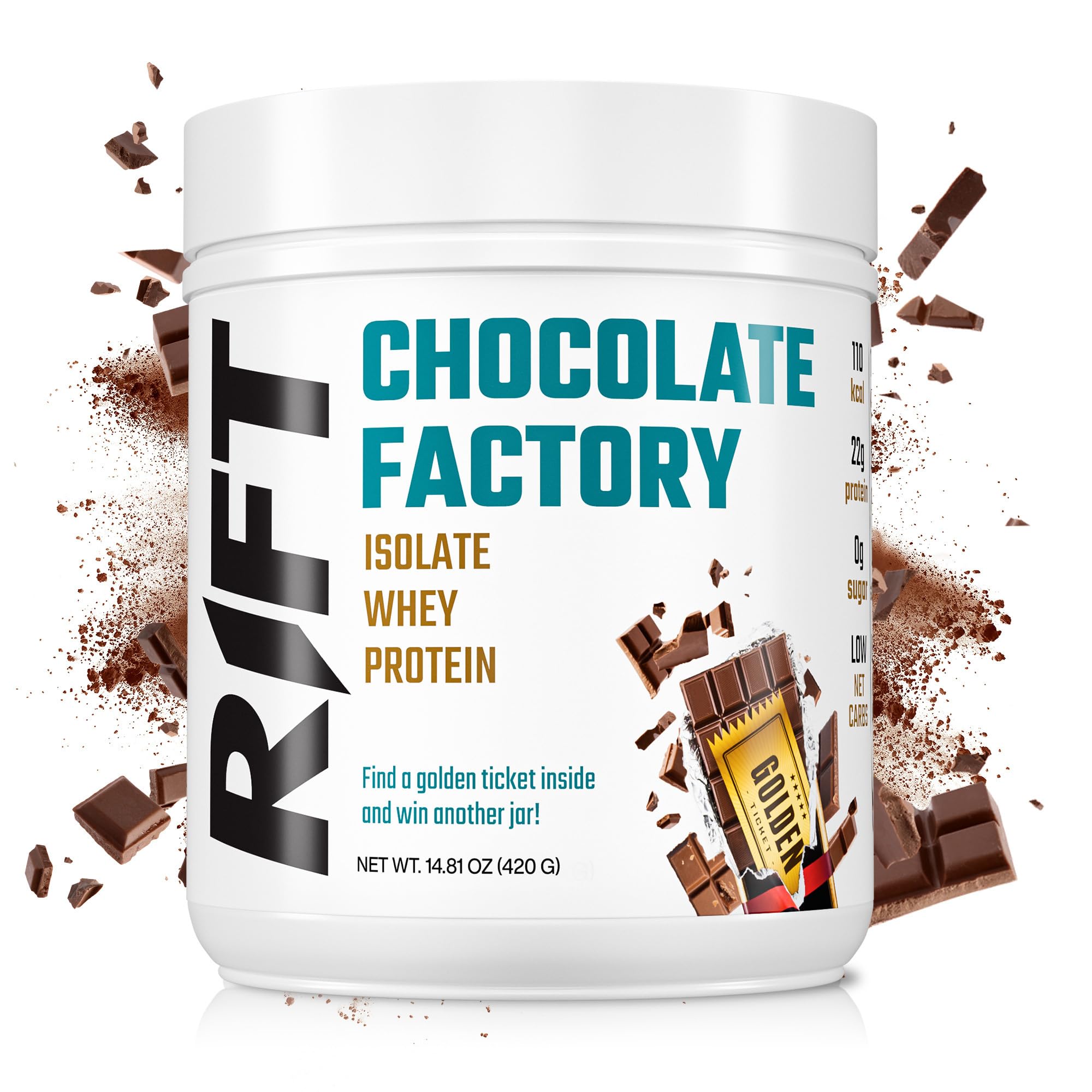 RIFT Chocolate Whey Protein Powder for Adult - Protein Isolate Powder Chocolate RIFT uk supplements
