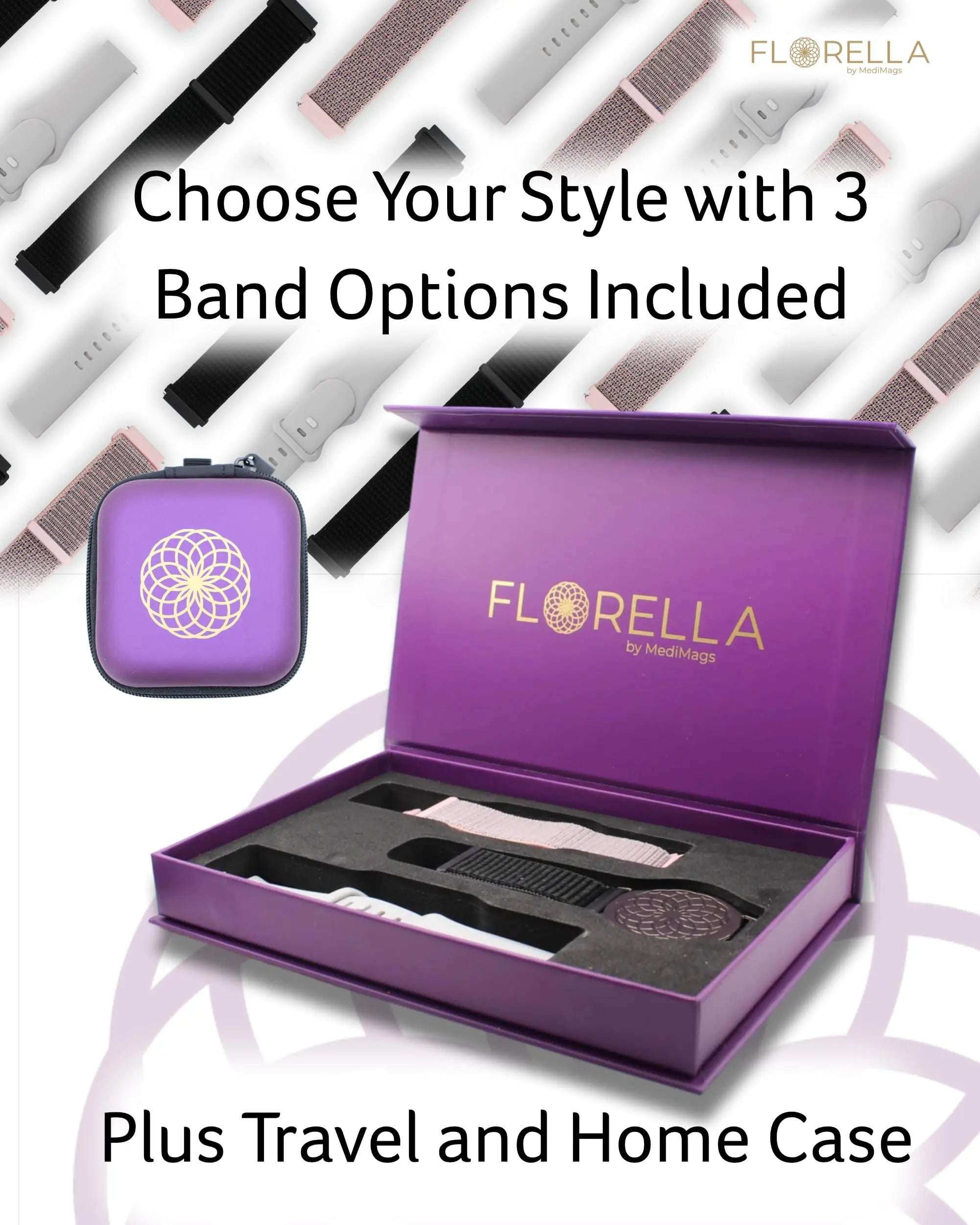 MediMags Period Pain Relief Device - Clinically Proven, All Natural Relief for A Life On The Go - The Florella Therapeutic Device Helps Alleviate The Pain from Menstrual Cramps. Florella uk supplements
