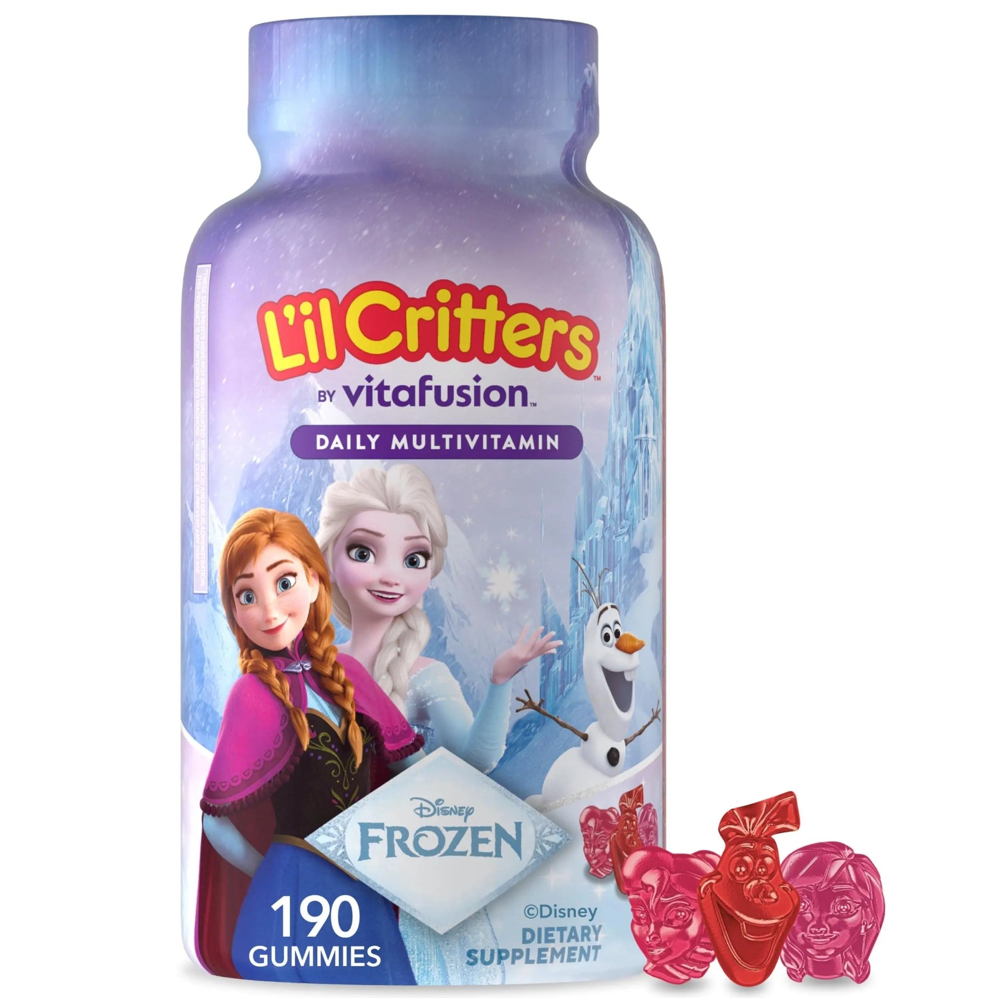 L'il Critters Frozen Daily Kids Multivitamin Gummies Assorted Berry Flavors for Ages 2+ Toddlers and Kids, Disney Multivitamin Gummies Lil Critters uk supplements