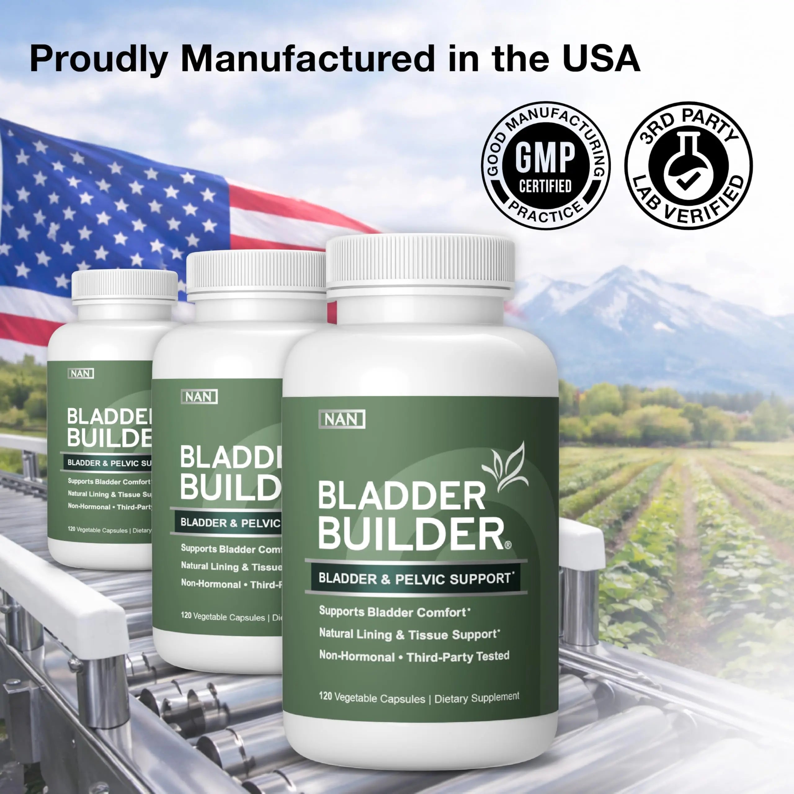 BLADDER BUILDER - Bladder Health Supplement for Bladder Support & Bladder Discomfort – Supports Bladder Lining – 120 Capsules – Made in USA** BLADDER BUILDER uk supplements