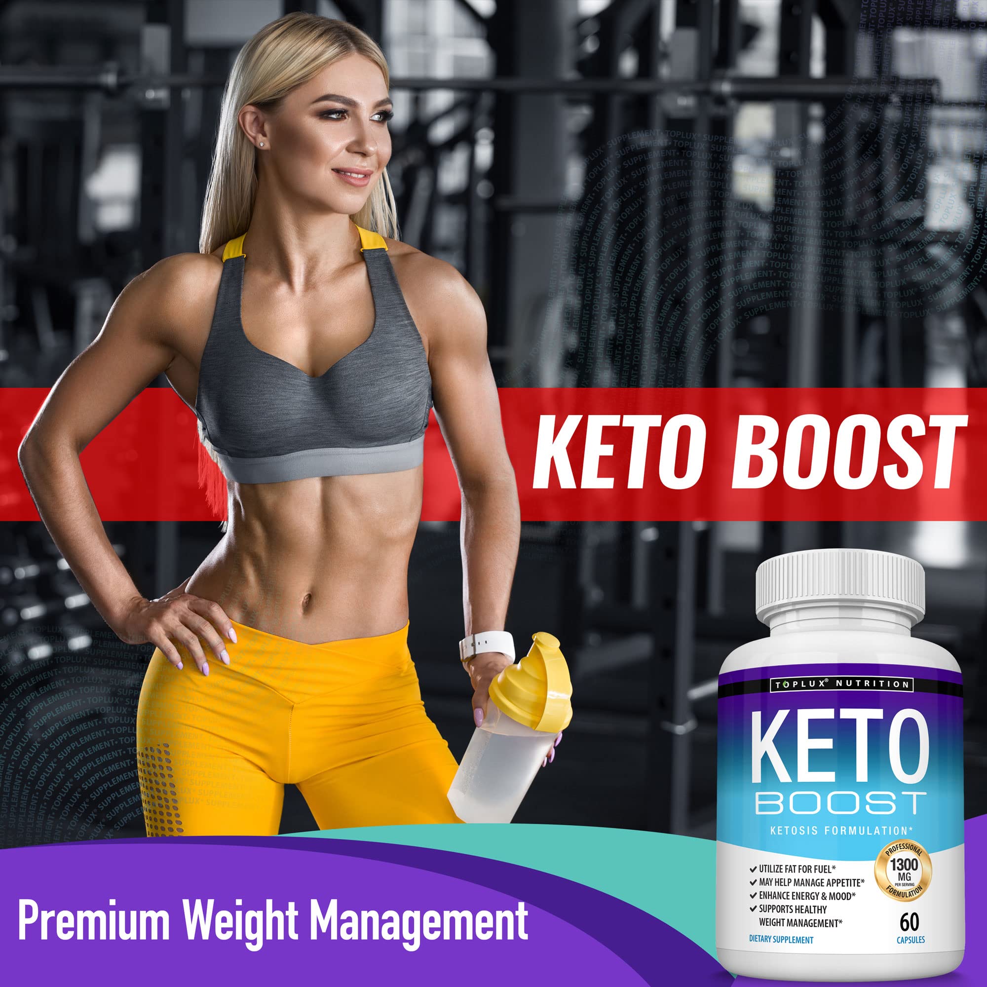 Keto Boost Diet Pills Ketosis Supplement - Natural Exogenous Keto Formula Support Energy Toplux uk supplements