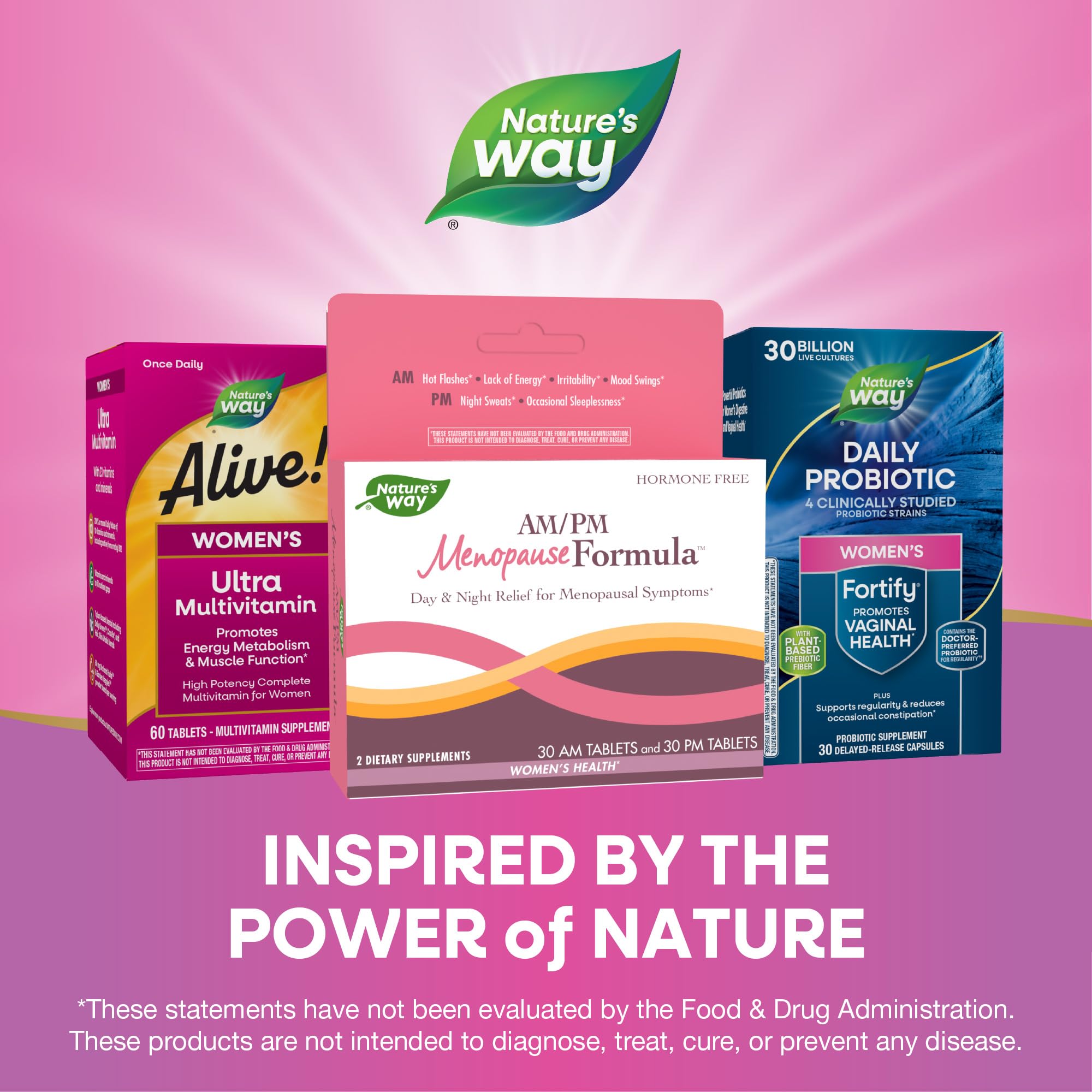 Nature's Way AM/ PM Menopause and Hot Flash Relief*, Hormone-Free Formulas Including Nature's Way uk supplements